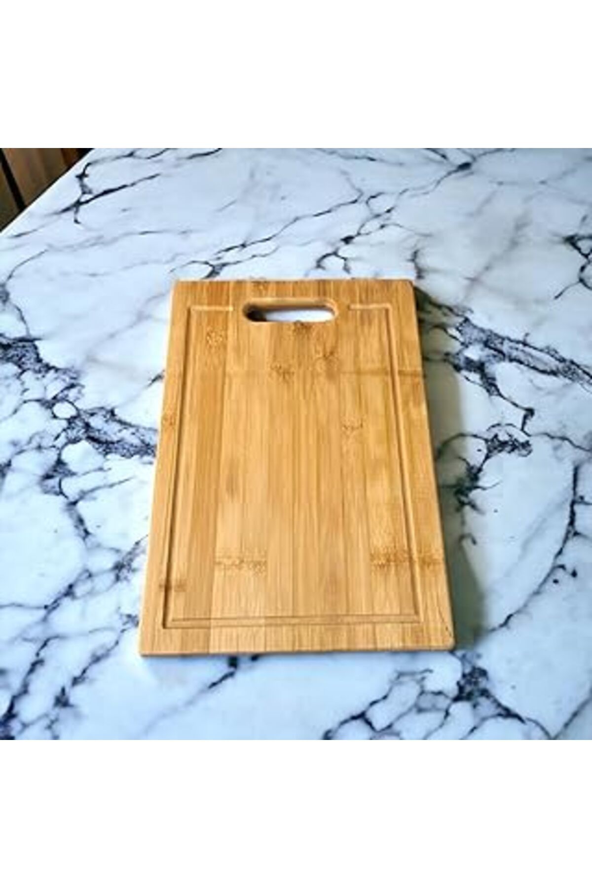 karadağsb Deconox Bambu Kesme Tahtası Antibakteriel Yıkanabilir Doğrama Tahtası Dikdörtgen 34X24 Cm