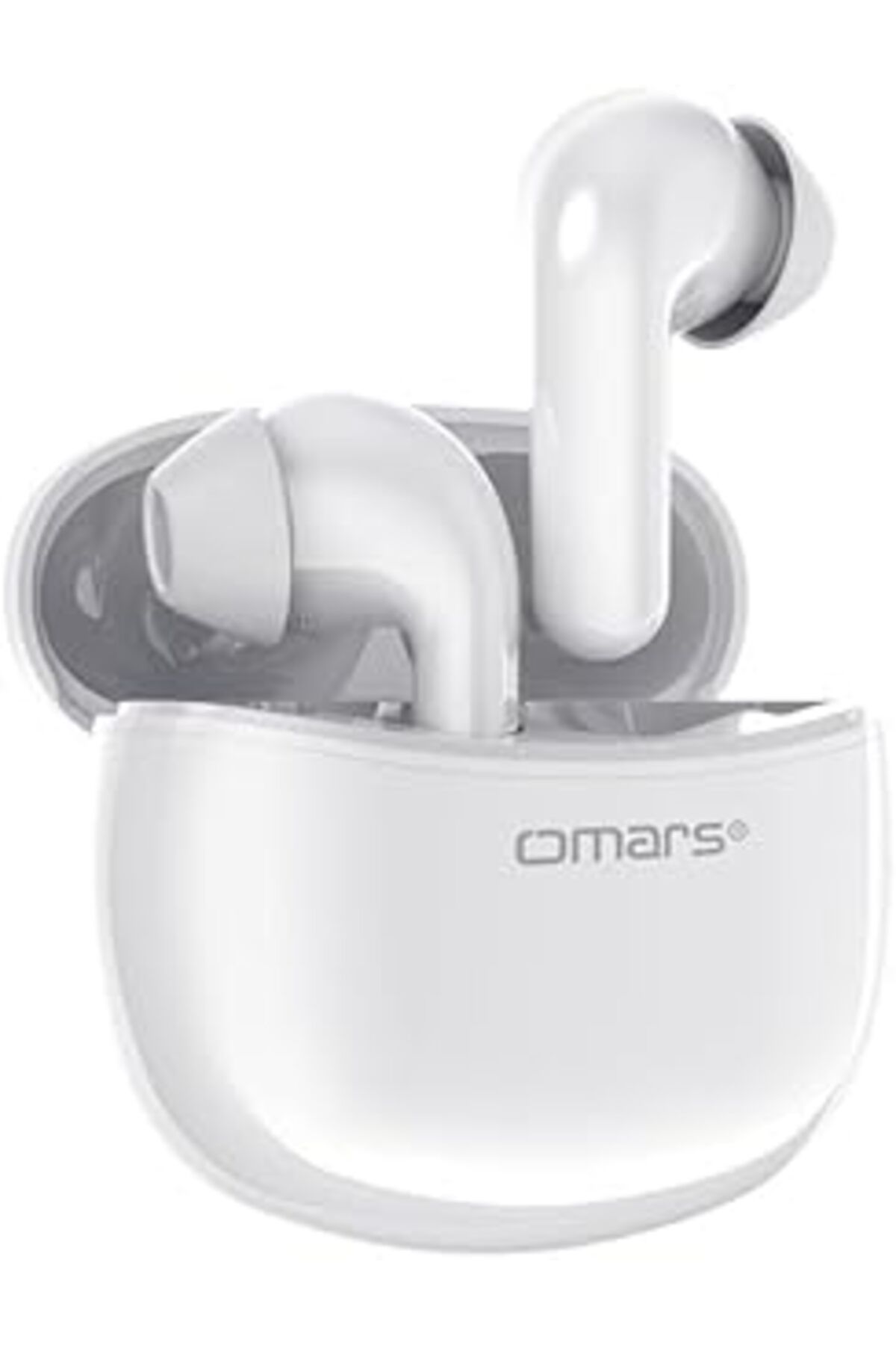 Mu Art Ahşap Omars Kablosuz Kulakiçi Tws Bluetooth 5.1 Kulaklık Beyaz