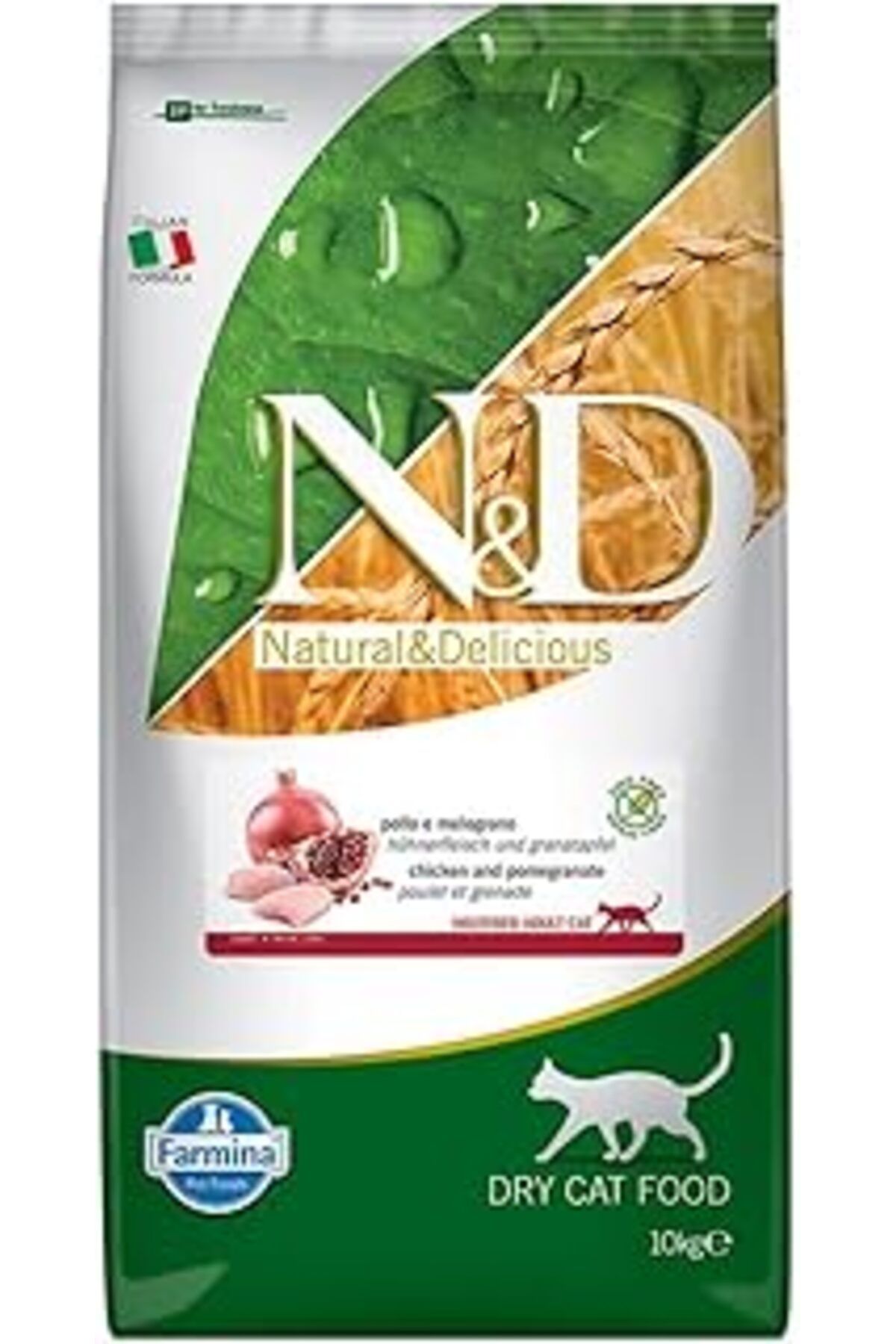 karadağsb N&D Prime Tavuk & Nar Neutered Kedi Maması, 10 Kg