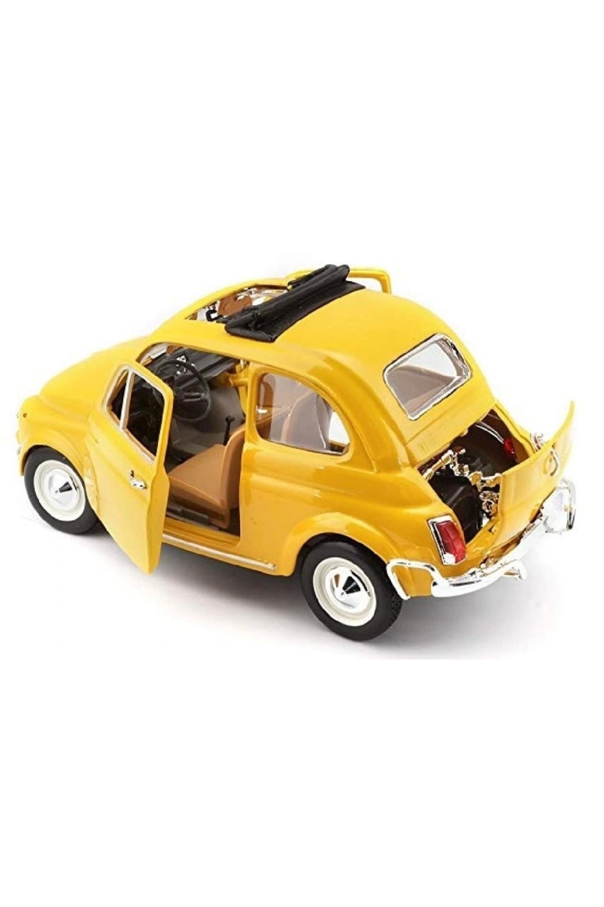 Genel Markalar Nessiworld Bburago 1:24 Fiat 500L 1968 Model Araba fotoğrafı 4 (önizleme)