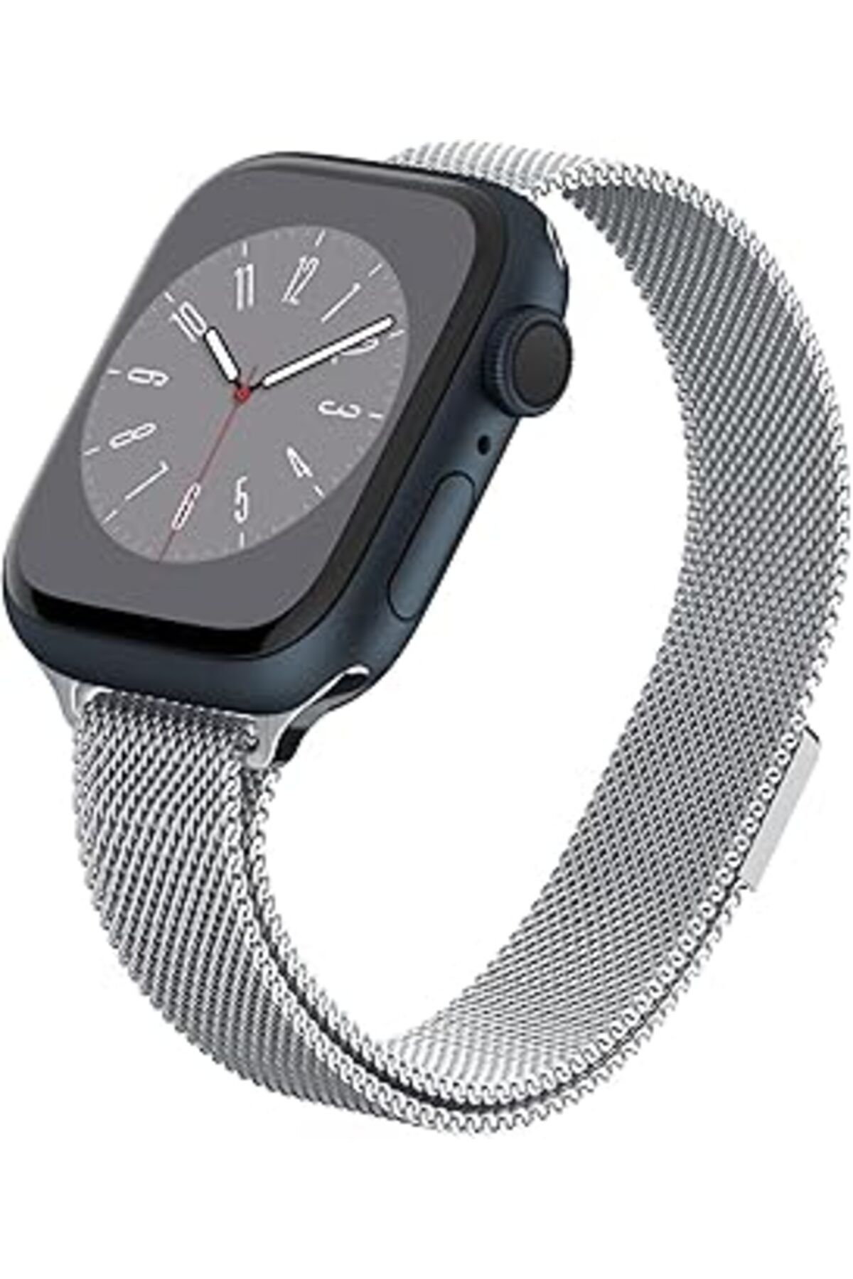 NZM TİCARET Watch 42Mm Seri 10-41Mm Seri 9/8/7-40Mm Seri Se2/Se/6/5/4 Kordon Kayış Band Lite Fit Silver - Amp06