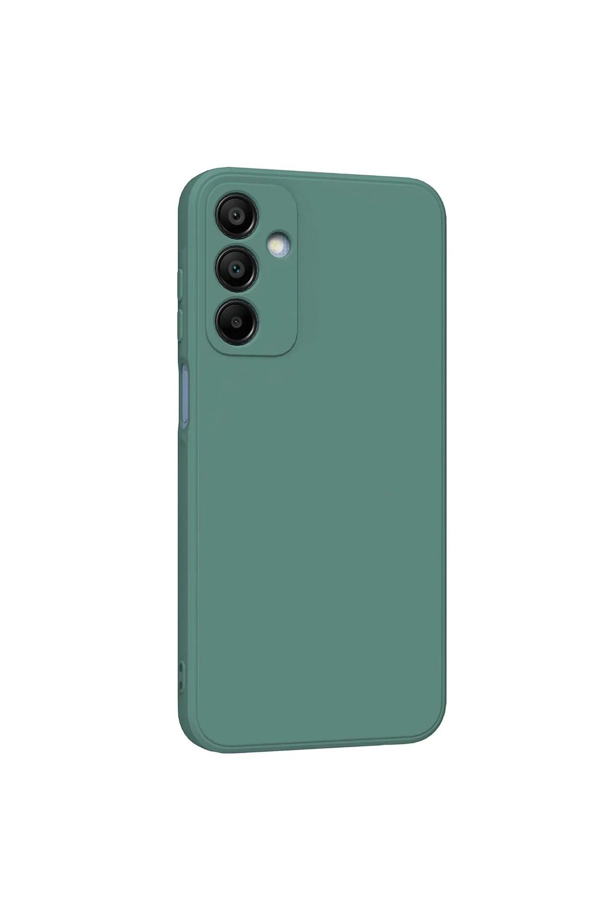 NewFace Samsung Galaxy A25 5G Kılıf First Silikon - Koyu Yeşil YNSMR