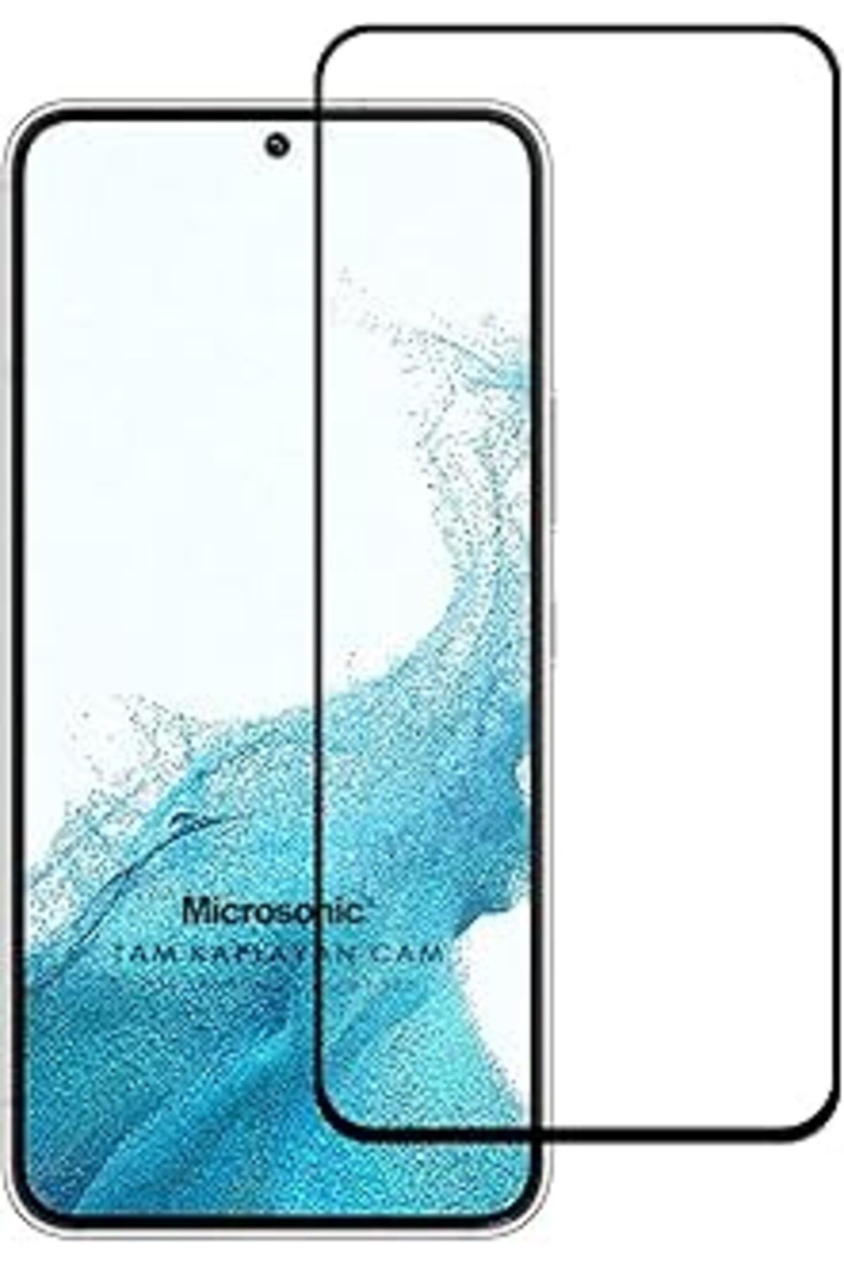 Pİ GLOBAL Microsonic Samsung Galaxy S23 Tam Kaplayan Temperli Cam Ekran Koruyucu Siyah
