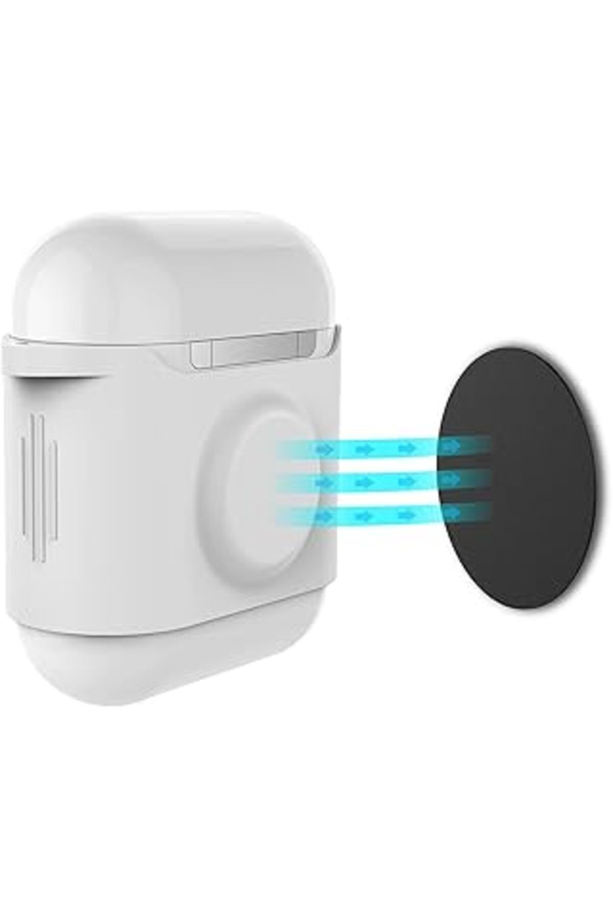 karadağsb Mcstorey Airpods Kılıf Airpods 1-2. Nesil Ile Uyumlu Mıknatıslı Kemer Klipsli Pt09 Beyaz