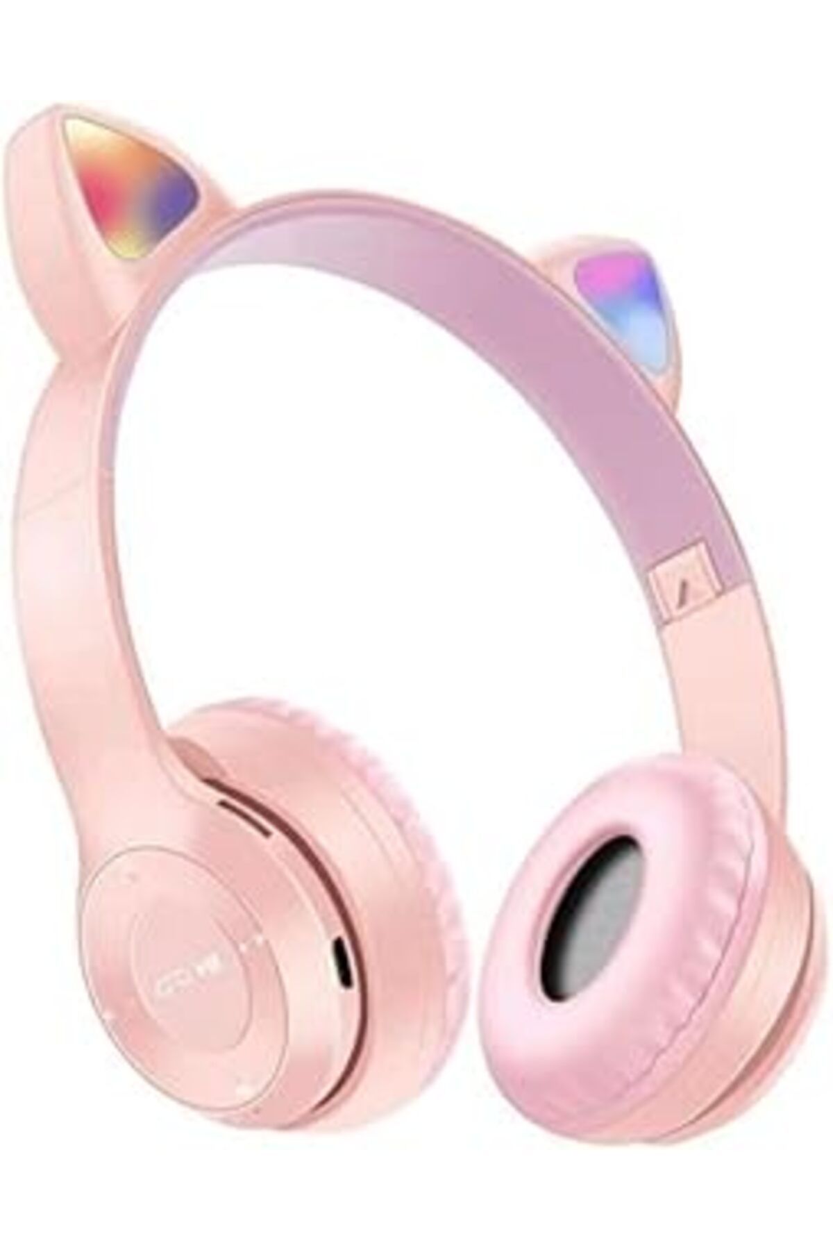 Mu Art Ahşap Heartz Kedi Kulakli Renkli Bluetooth Hd Ses Kaliteli Dahili Mikrofonlu Hafiza Kart Girişli