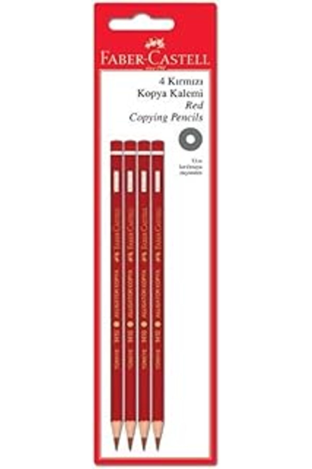 NZM TİCARET Faber-Castell Kopya Kalemi, Kırmızı