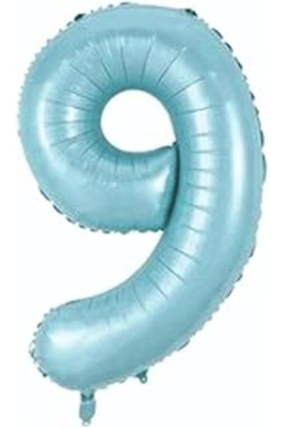 karadağsb 9 Açık Mavi Renk Rakam Folyo Balon 80 Cm