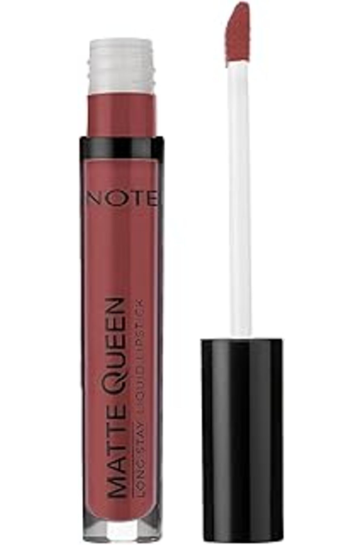 karadağsb Note Cosmetique Matte Queen Lipstick Kalıcı Mat Likit Ruj, 22 Etheral Taupe, Kahverengi