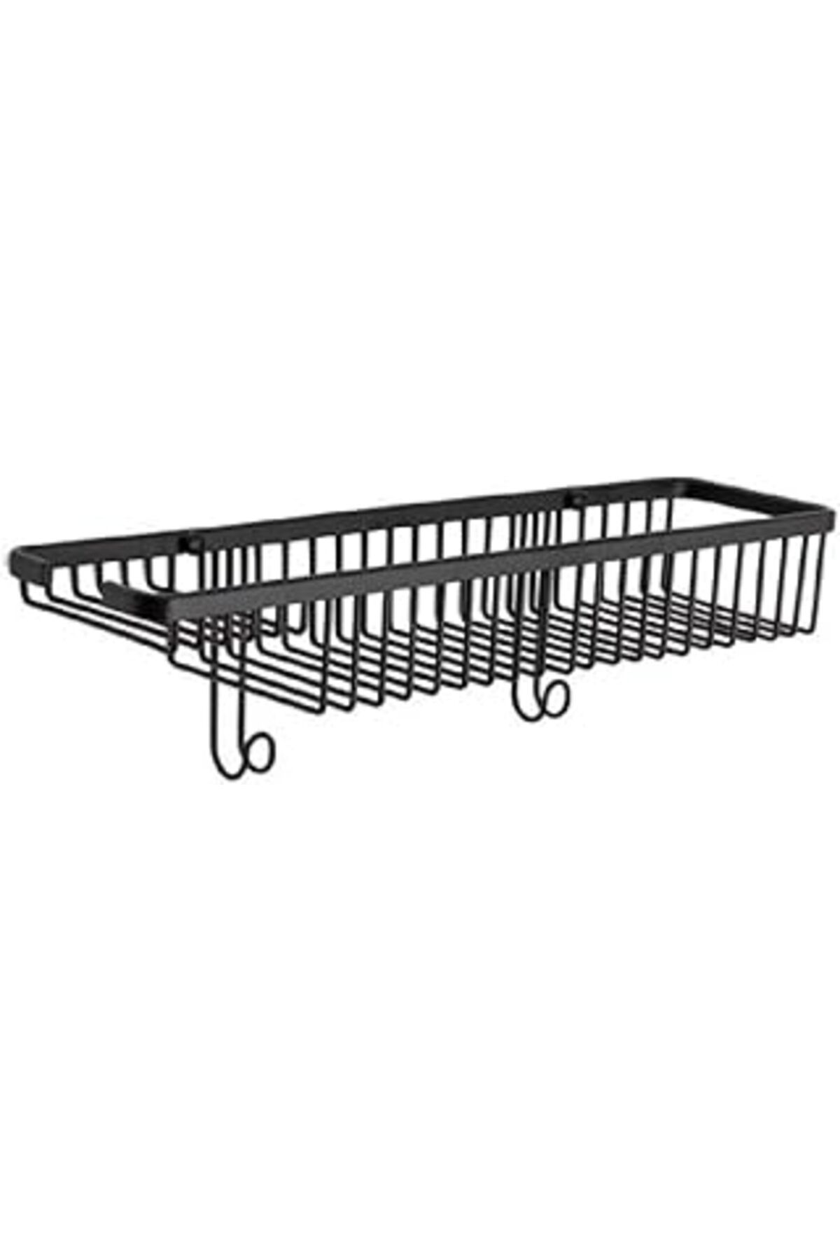 karadağsb System Banyo Duş Raf Sistemi Siyah Renk 129X120X450 Mm