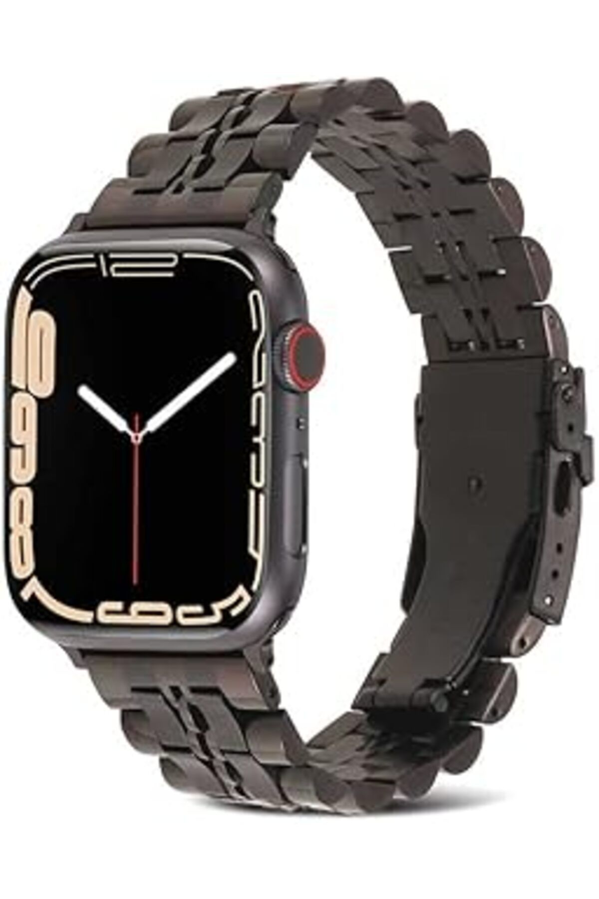 karadağsb Zore Apple İle Uyumlu Watch 42Mm Krd-54 Metal Kordon Siyah