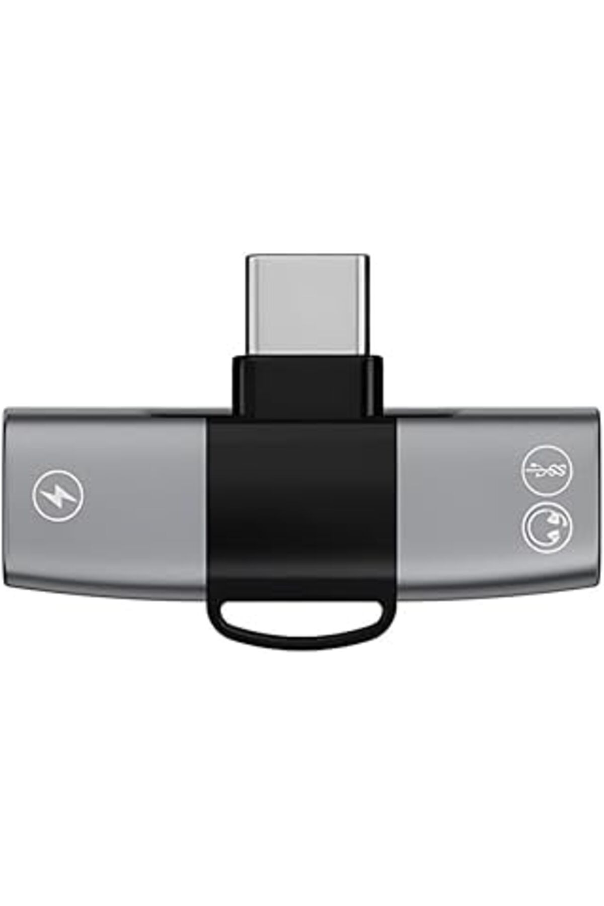 karadağsb Polham Mobile Type C To 2X Type C Girişli Şarj Ve Kulaklık Çoğaltıcı Adaptörü, 30W Şarj Destekli Ço