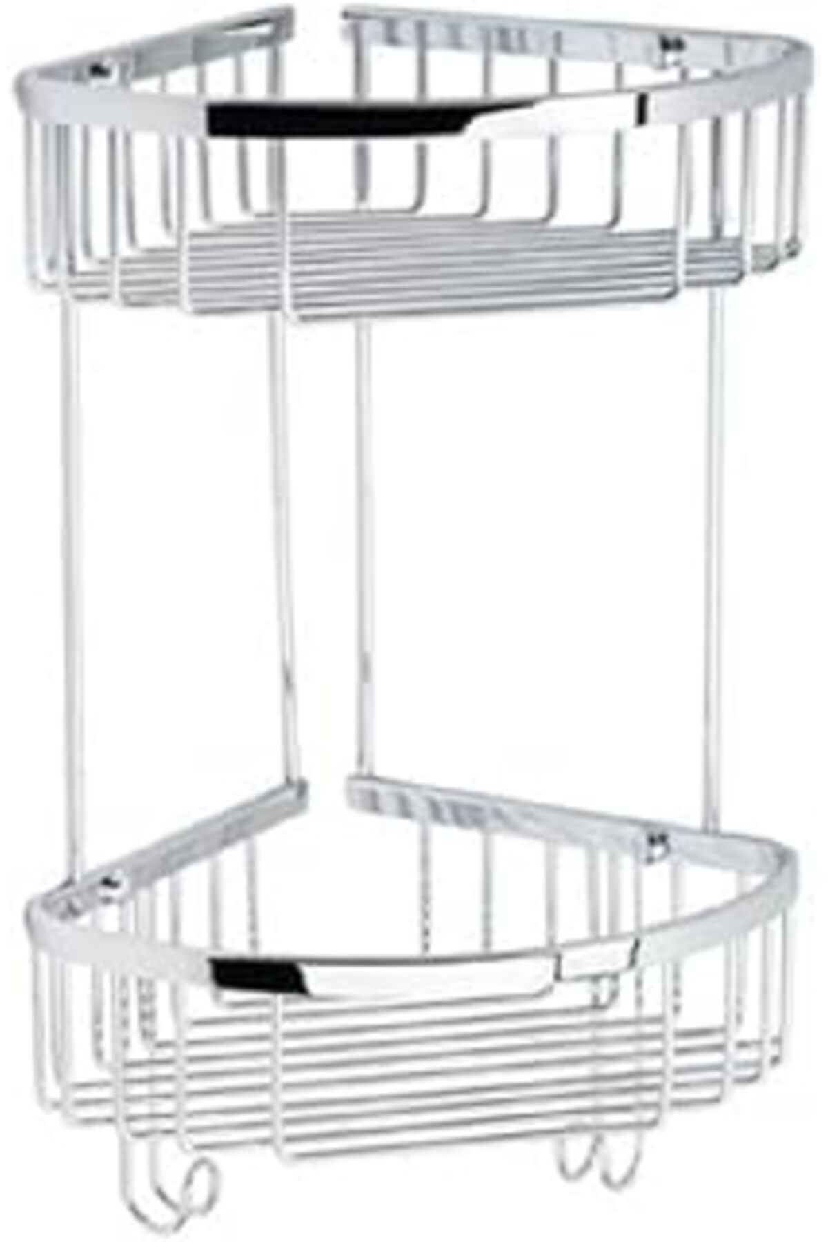 karadağsb System Banyo Duş Raf Sistemi Krom Renk 377X196X250 Mm