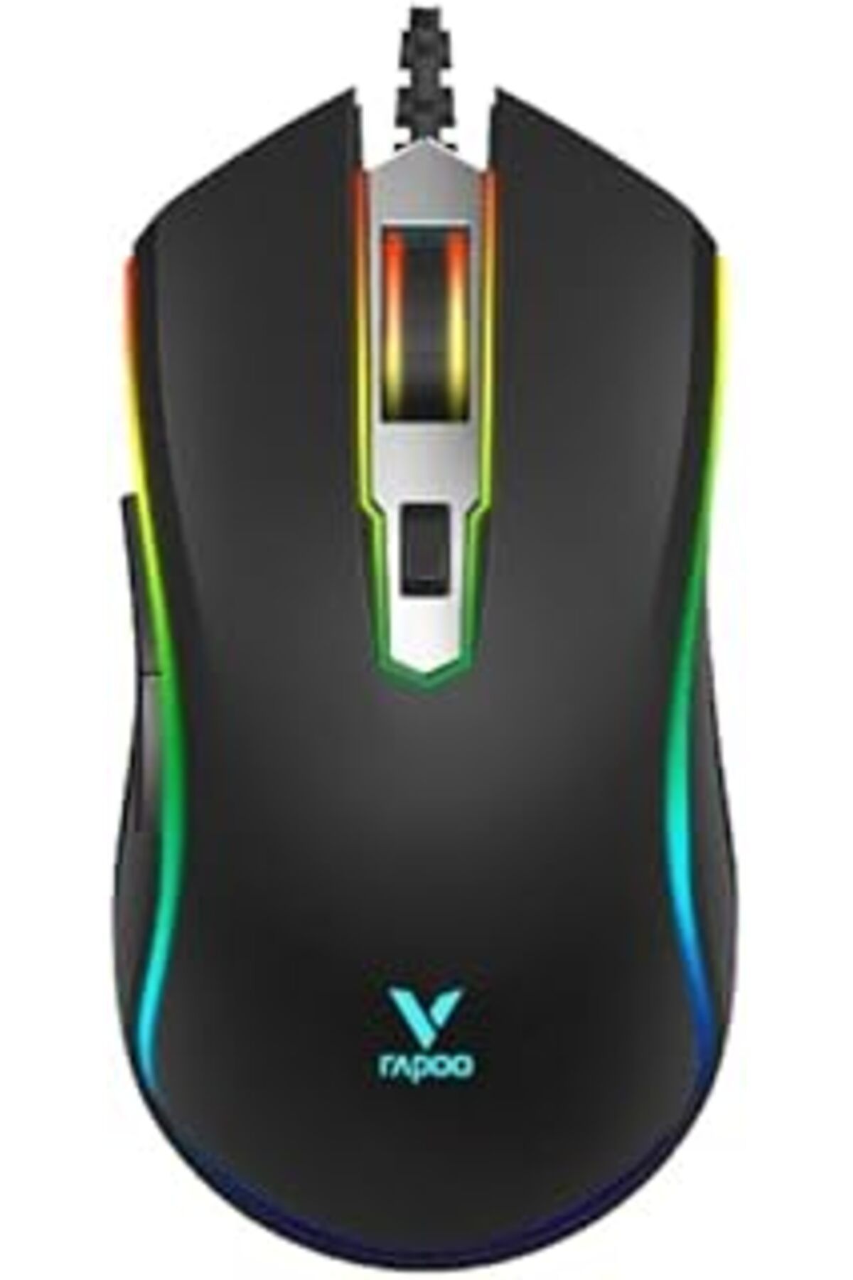 Mu Art Ahşap Rapoo V25S Rgb Optik Oyuncu Mouse