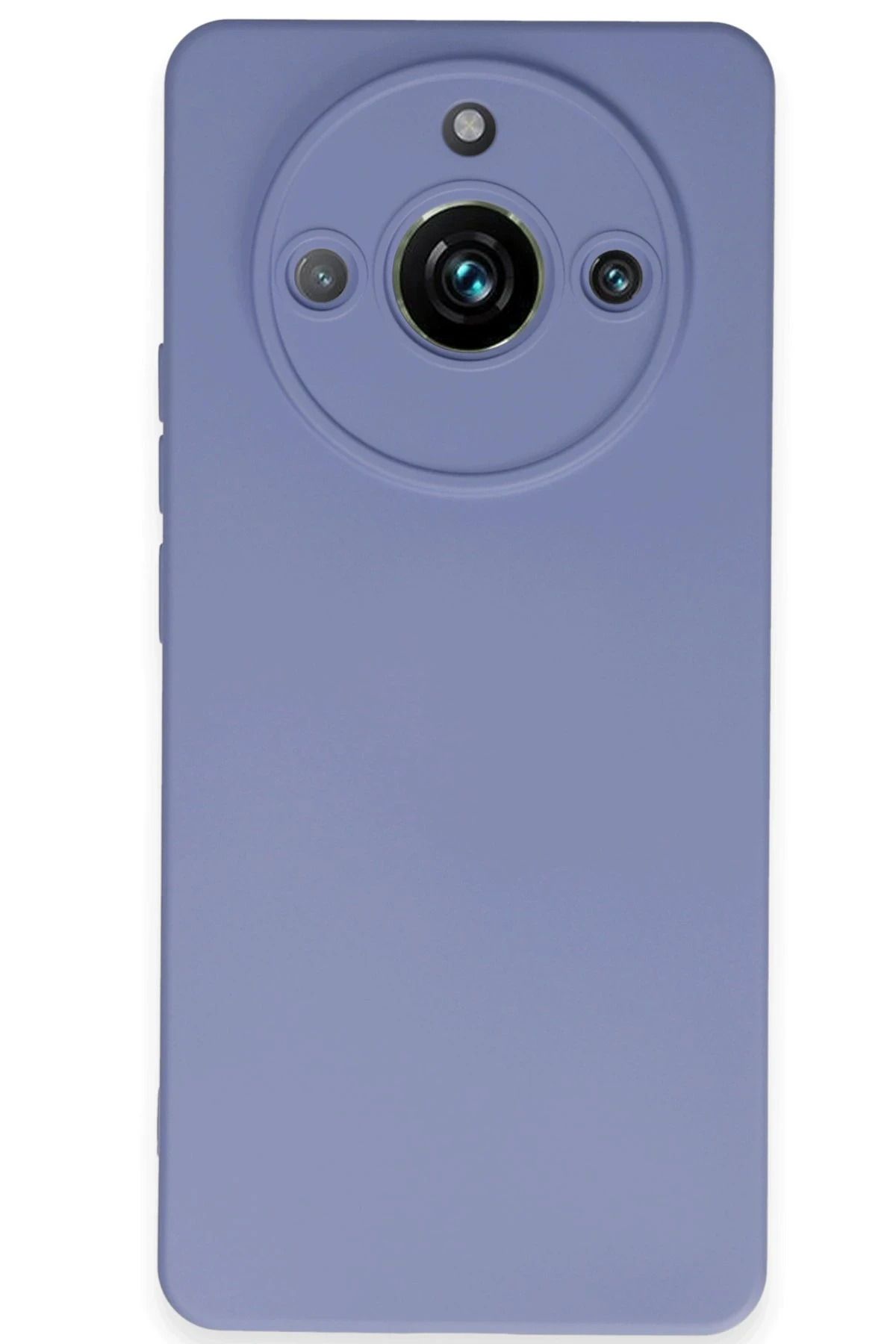 NewFace Realme 11 Pro Uyumlu Kılıf Nano içi Kadife Silikon - Lila YNSMR
