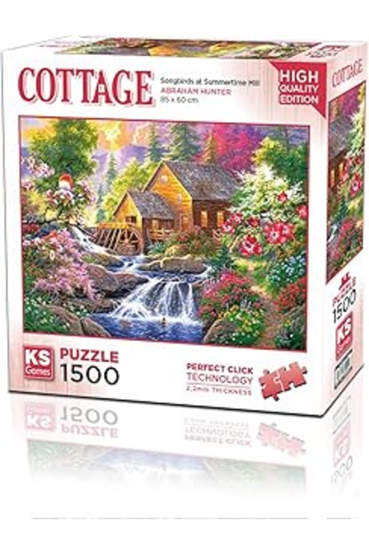 karadağsb Ks Games 1500 Parça Değirmende Öten Kuşlar Puzzle