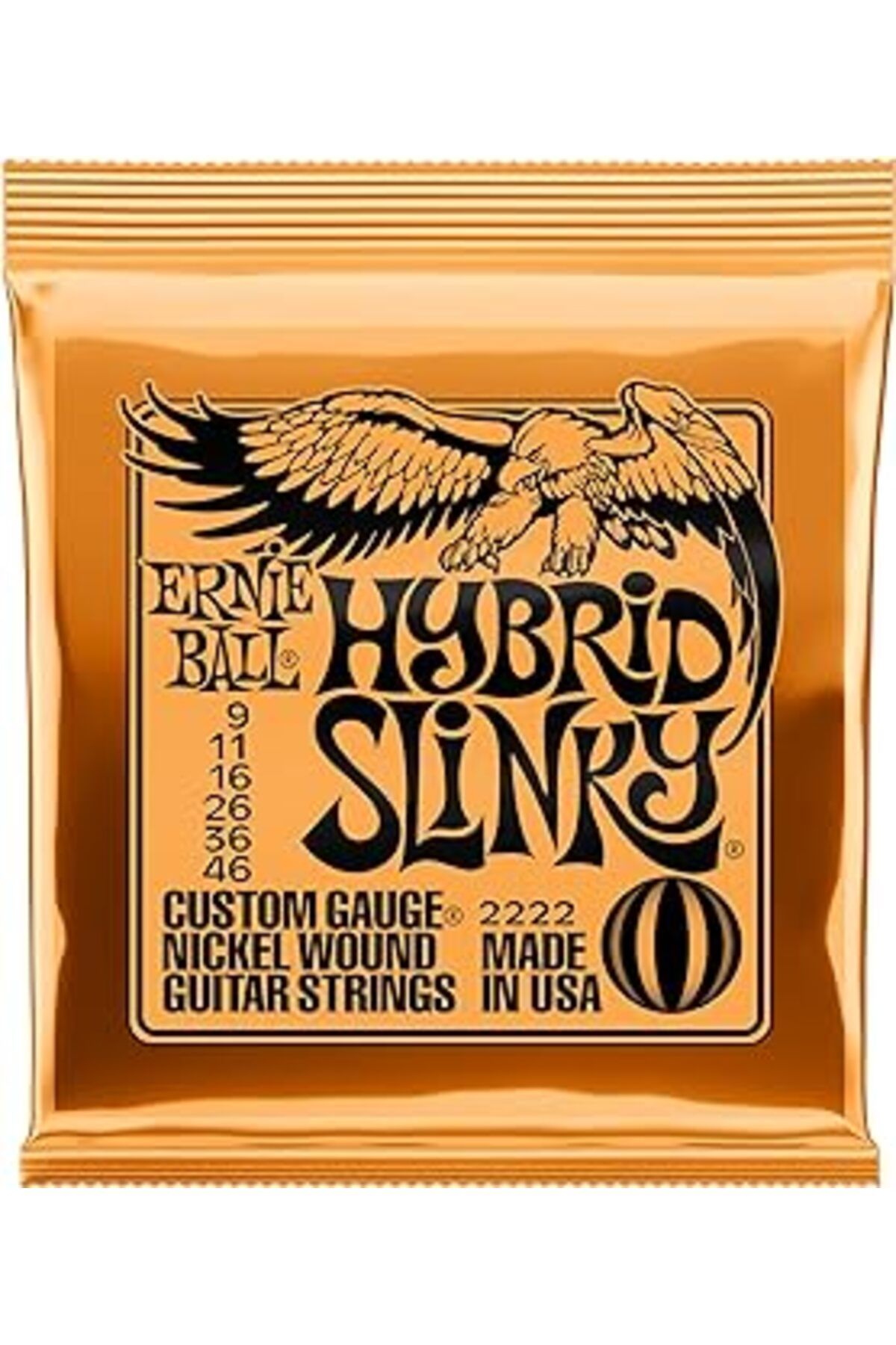 DENİZBİLİŞİM Ernie Ball Hybrid Slinky Nickel Wound Electric Guitar Strings - 9-46 Gauge
