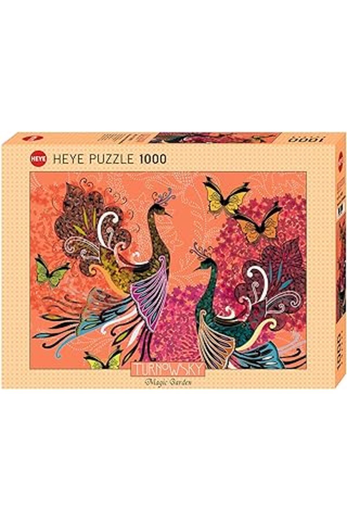 karadağsb Heye Peacocks & Butterflies 1000 Parça Puzzle