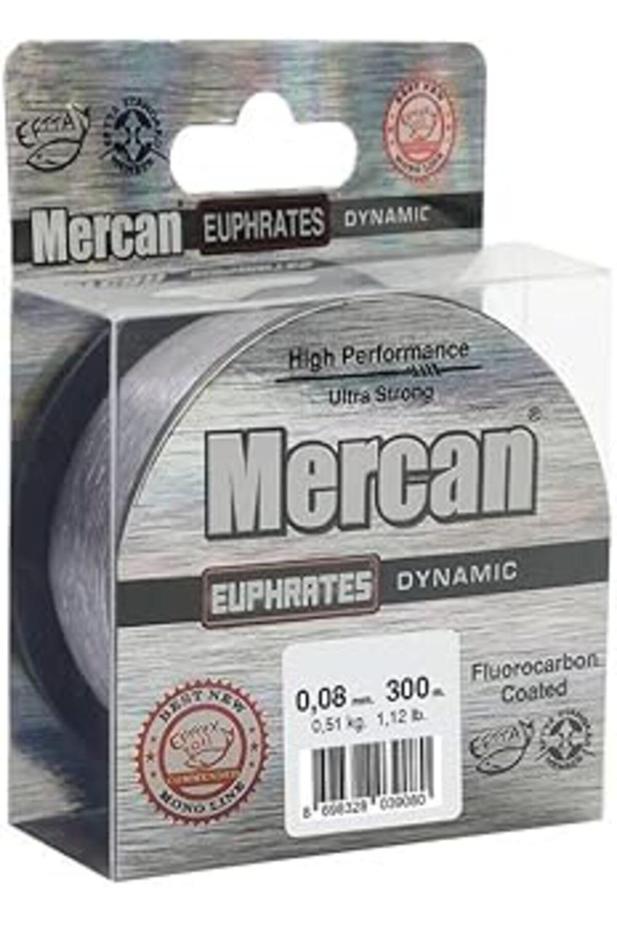 NZM TİCARET Makara Misina Mercan Euprates Dynamic Gümüş Gri 300 M