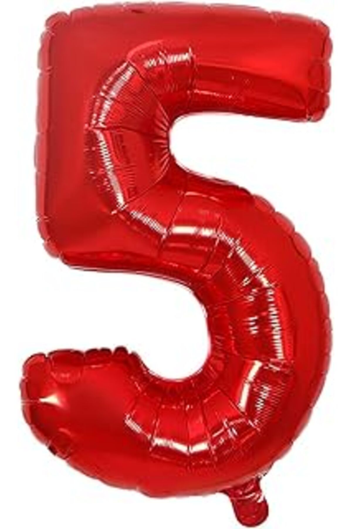 karadağsb Folyo Balon Kırmızı 5 Rakamı 40 İnç 100 Cm