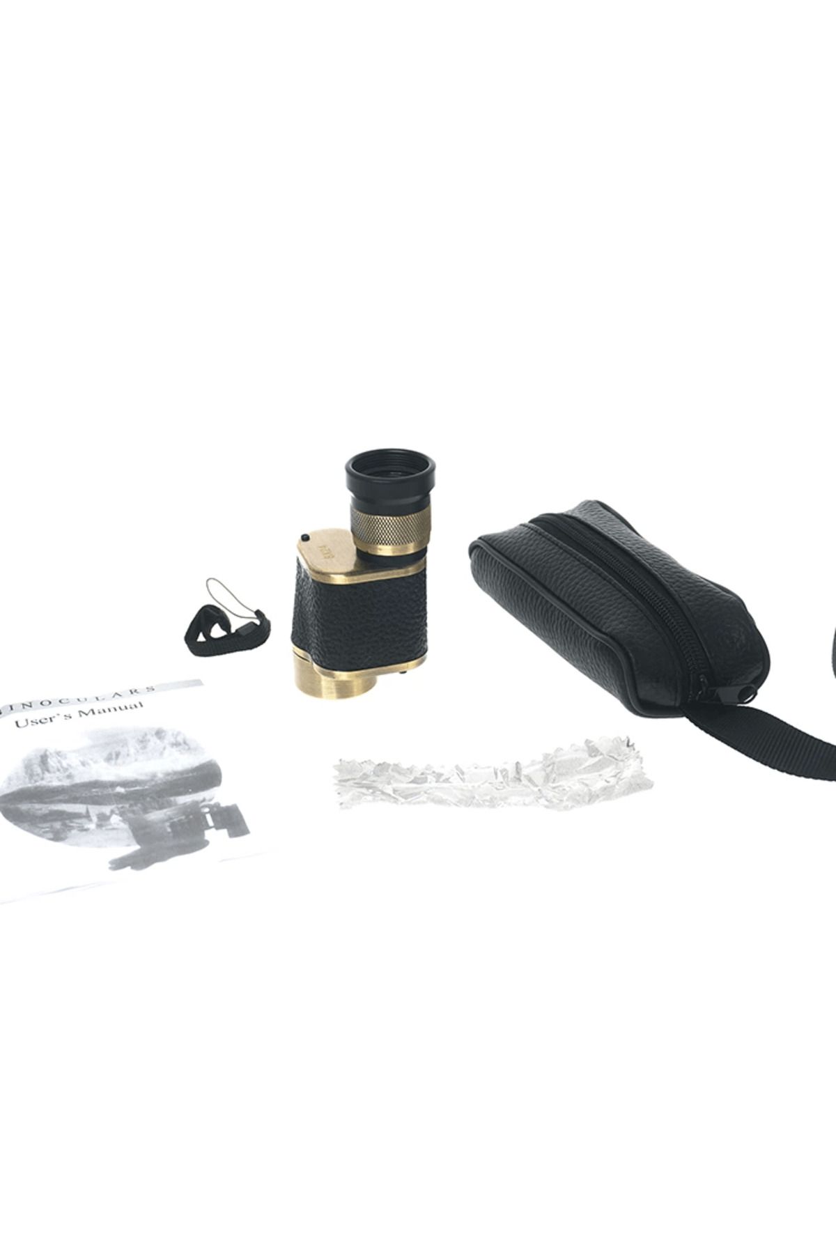 OEM 6x24 Baıgısh, Askeri Tarzi Pirinç Ve Deri Kaplamalı, Deri Çantalı Monocular Dürbün Sarı ( Lisinya )