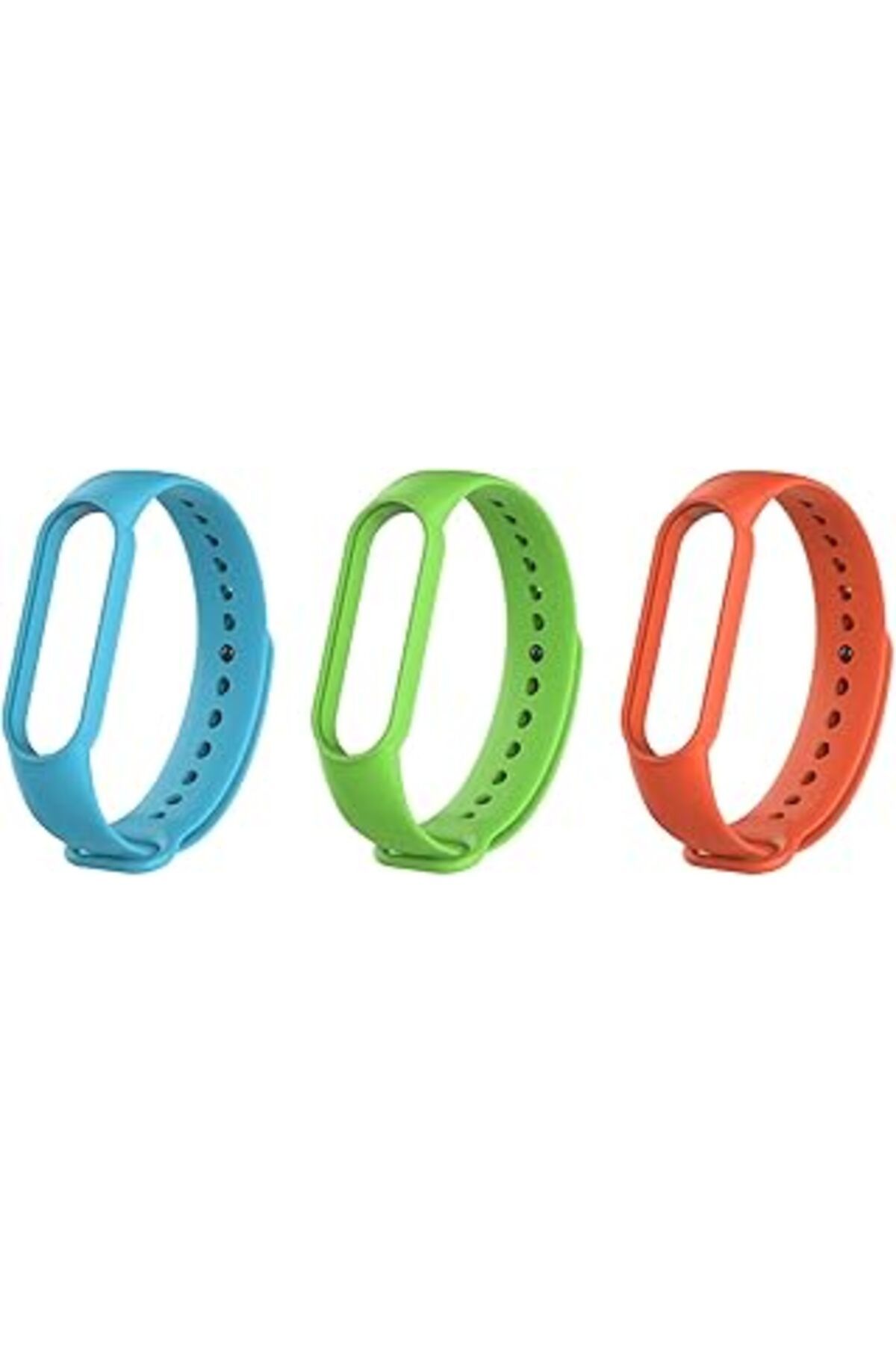 karadağsb Kyver 3 Adet Silikon Kordon, Mi Band 5 Ve Mi Band 6 Için Uyumlu - Ayarlanabilir Rahat Bileklik 3'Lü