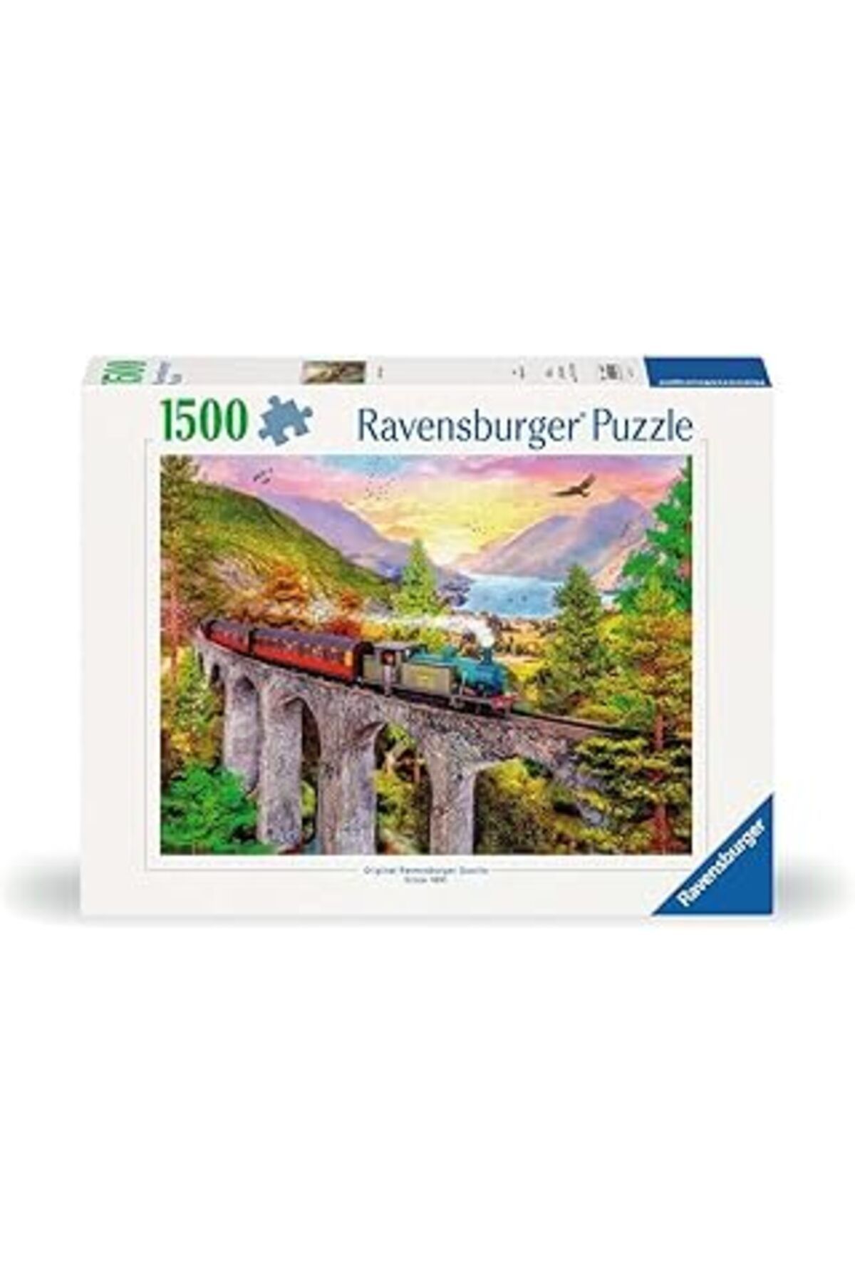 karadağsb Ravensburger 1500P Puzzle Köprüde Tren, Yapboz