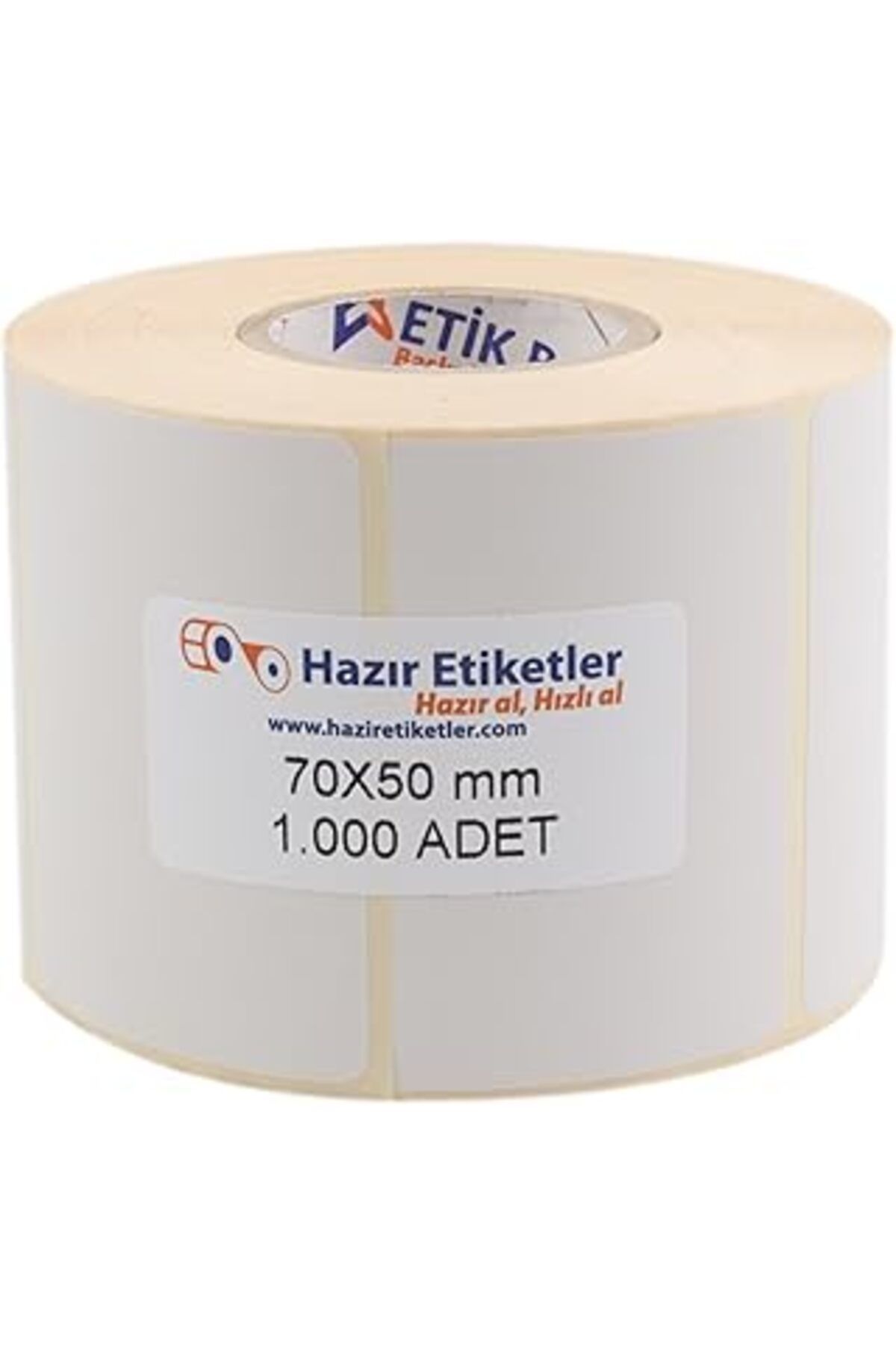 robotrend Hazır Etiketler , Hazır Al Hızlı Al Kuşe Etiket 70Mm X 50Mm Ruloda 1000 Adet 40Mm Kuka Çapında Bask