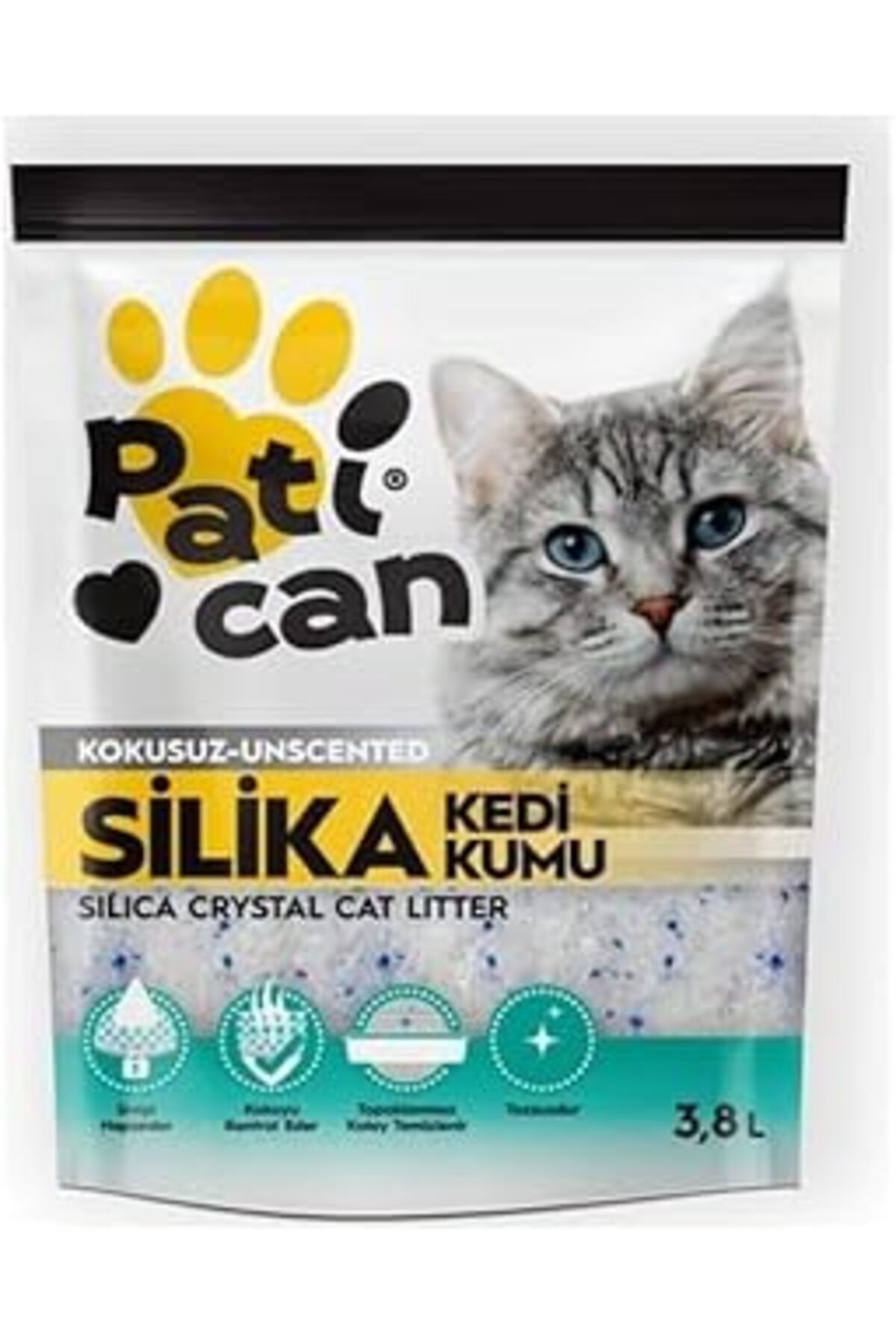 karadağsb Patican 11 Adet Silika Kedi Kumu 3.8 Lt
