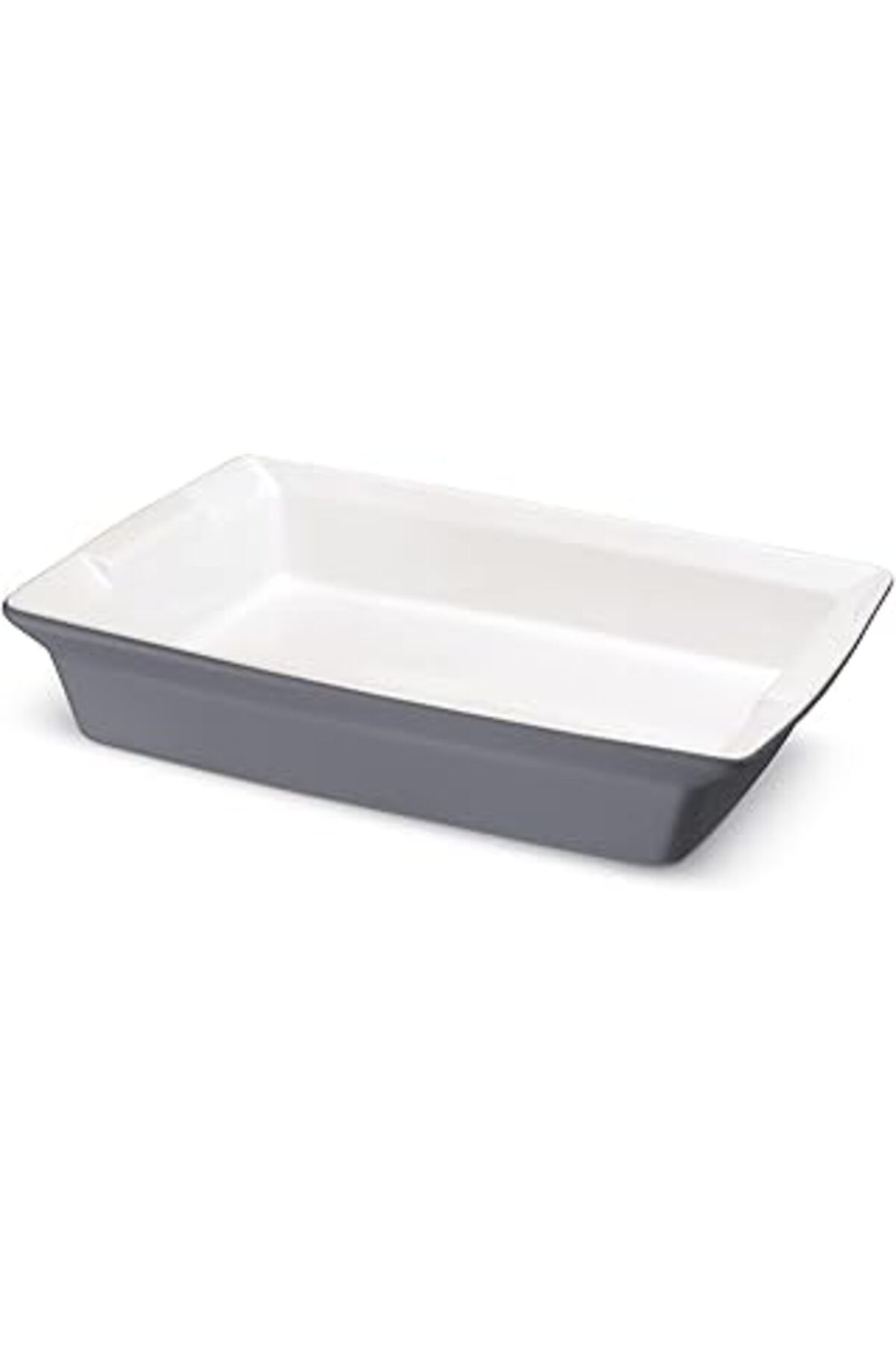 TBSProjects Giannini Ceramax Fırın Kabı Dikdörtgen Seramik Koyu Gri Mat 40 X 29 X 7
