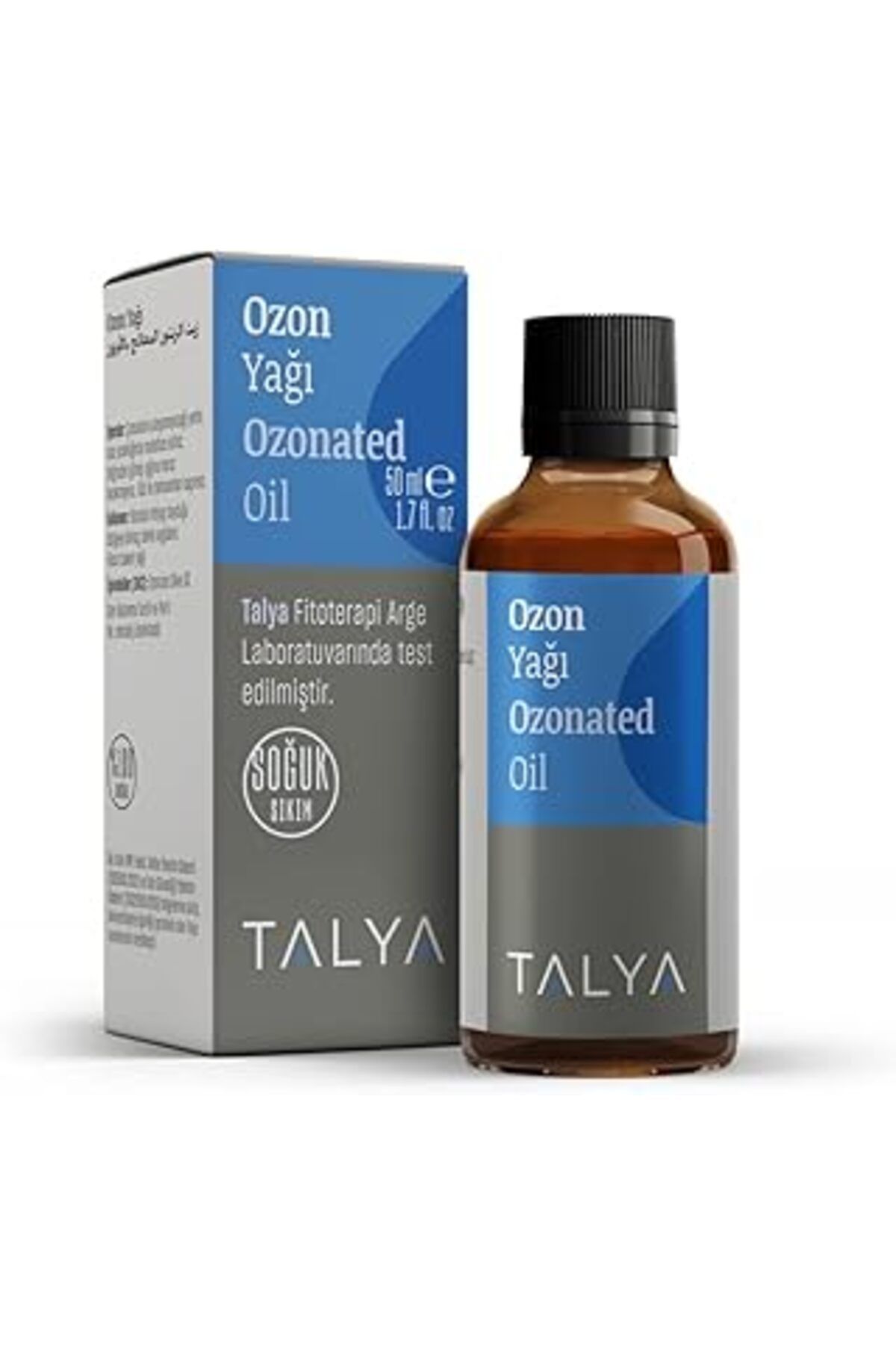 Pazarcan Talya Ozon Yağı 50 ml - Ozonlanmış Zeytinyağı - Soğuk Sıkım - Ve Akne Karşıtı - Cilt Nemlen