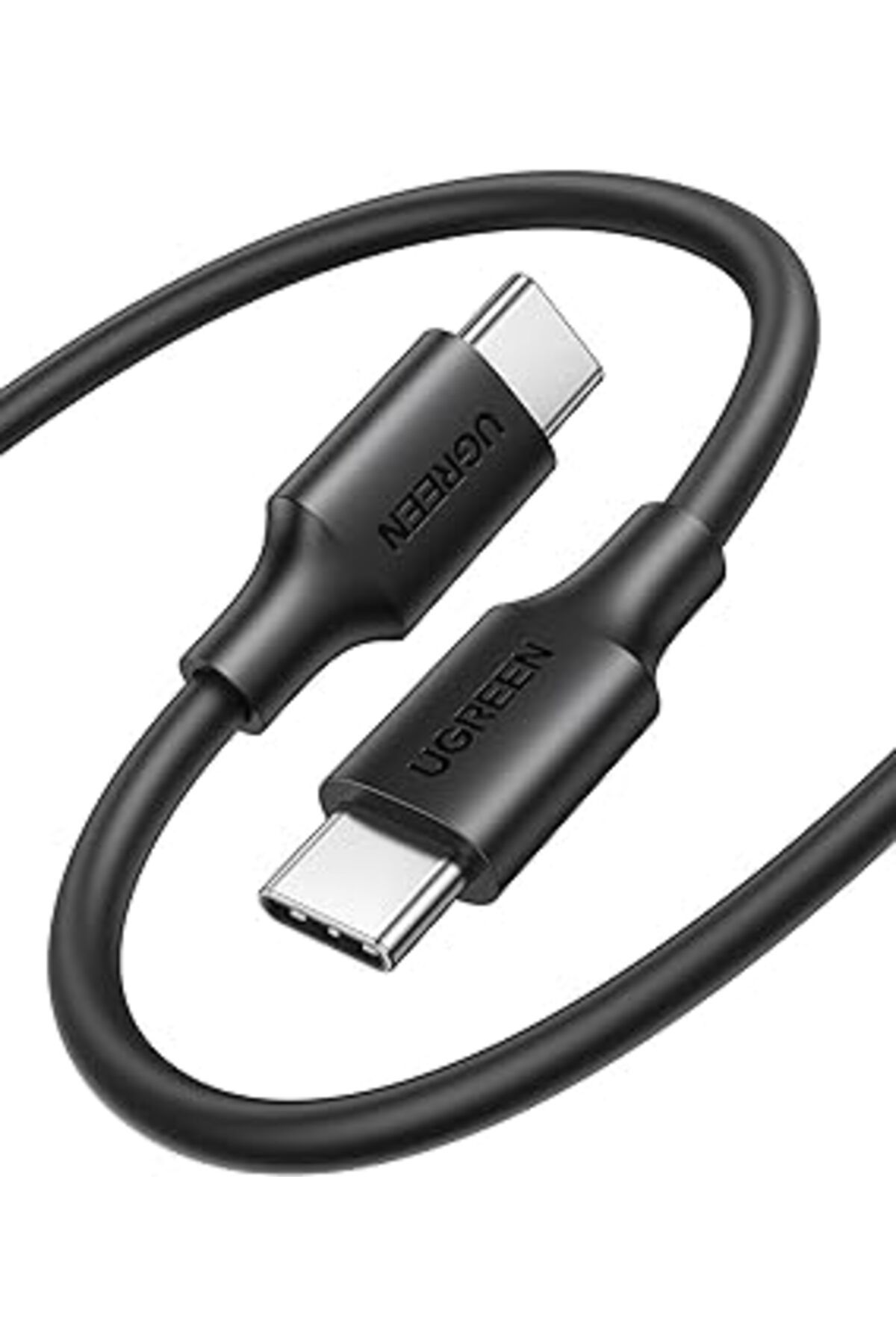 Pazarcan Ugreen Usb C To Usb C 3A Hızlı Şarj Ve Data Kablosu Siyah 2 Metre