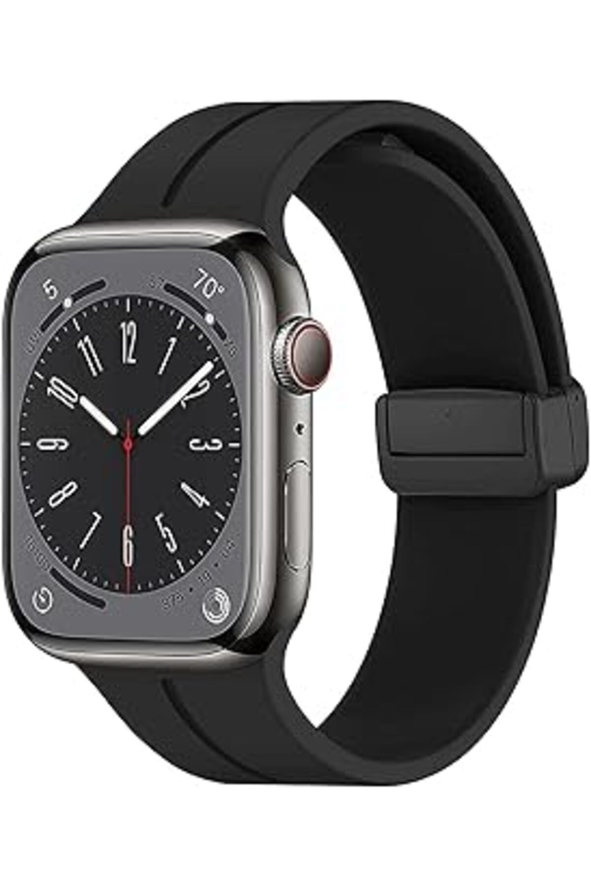 karadağsb Microsonic Apple Watch Se 44Mm Kordon Ribbon Line (Apple Watch Se 44Mm Ile Uyumlu Kordon, Akıllı Sa
