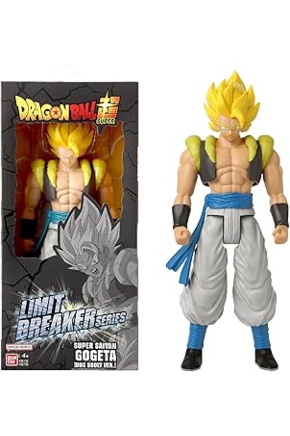 Pazarcan Bandai 30 Cm Dragon Ball Sınır Tanımaz Serisi Figürleri, Super Saiyan Gogeta