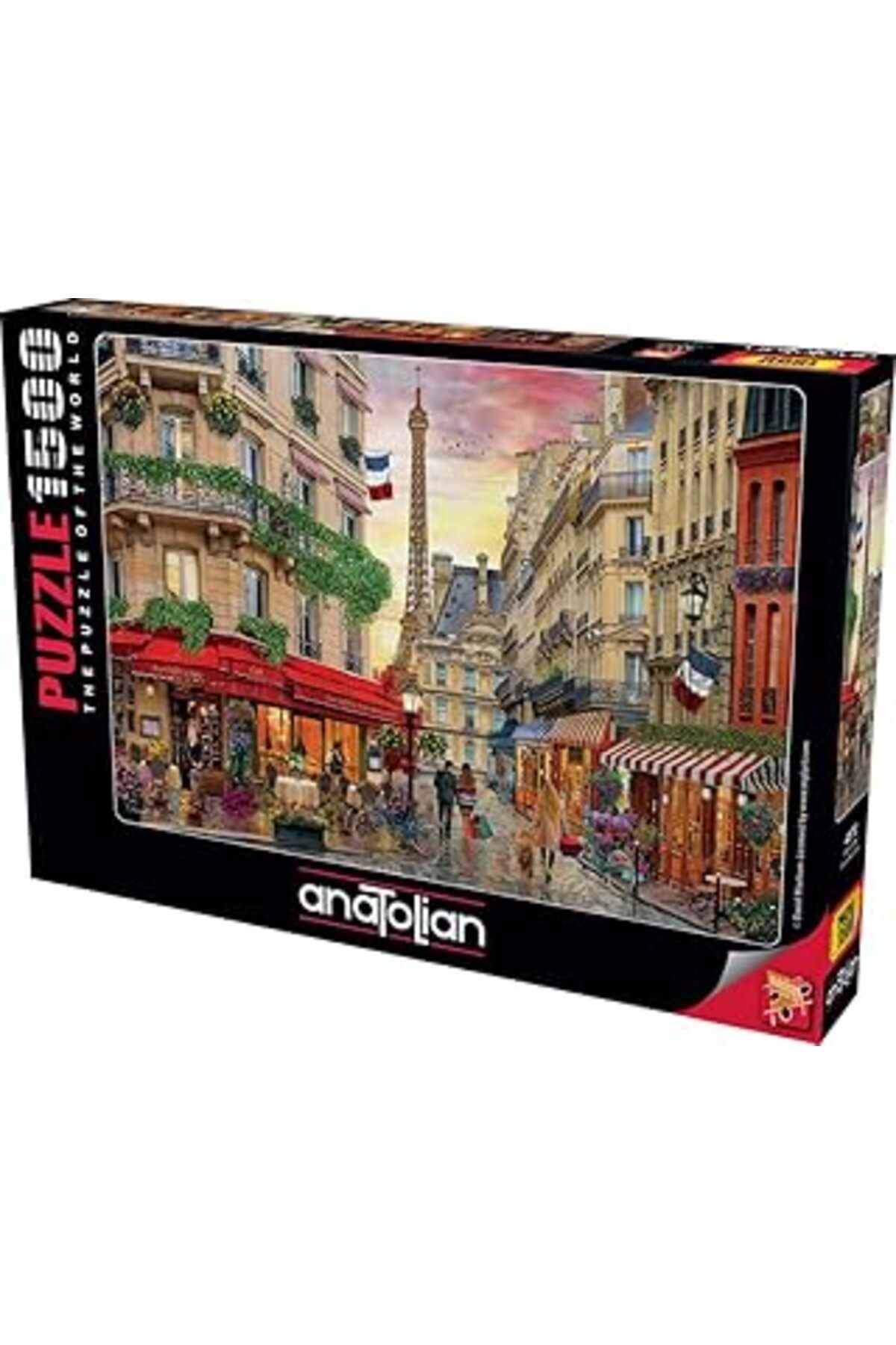 NZM TİCARET Anatolian 1500 Parça Puzzle: Cafe Eiffel