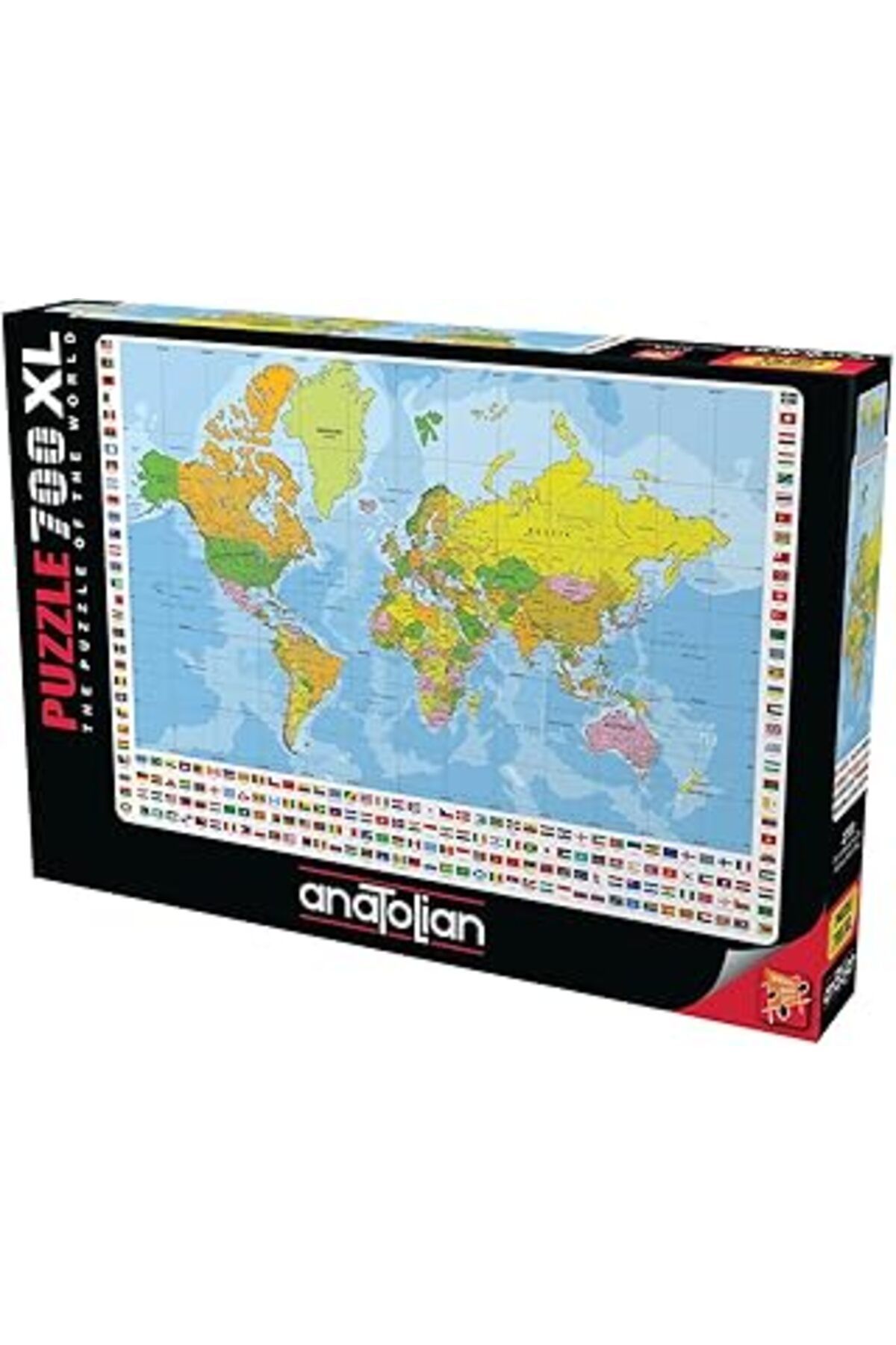 karadağsb Anatolian Puzzle - Dünya Siyasi Haritası / 700 Parça Puzzle, #2703