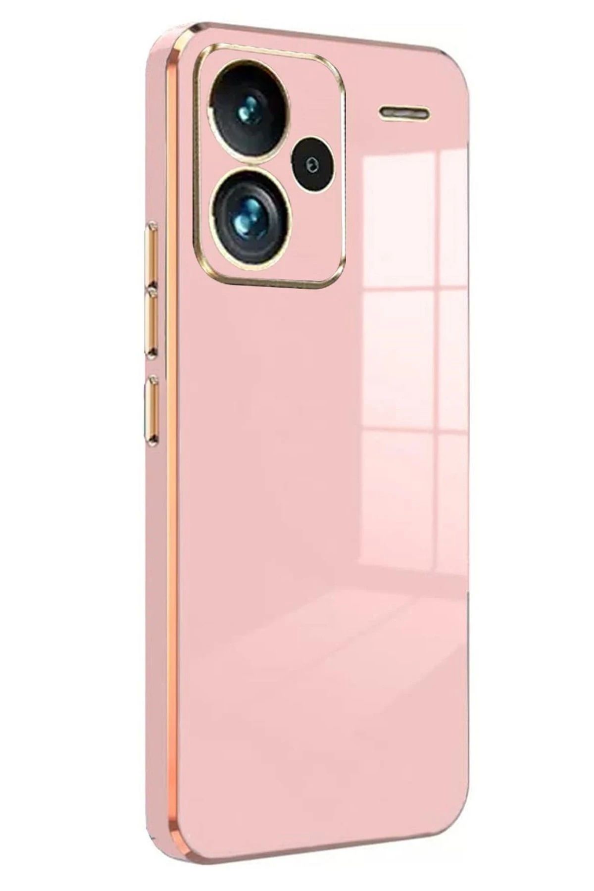 NewFace Xiaomi Redmi Note 13 Pro Plus Kılıf Volet Silikon - Pembe YNSMR