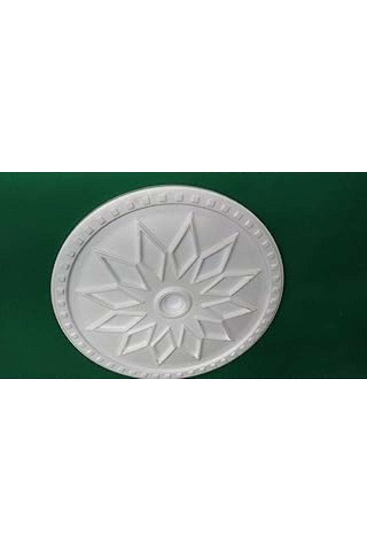 karadağsb Pakpiyer Dekor Göbek Kartonpiyer Stropiyer Tavan Lamba Göbeği - Baklava 48 Cm (48X48X3)