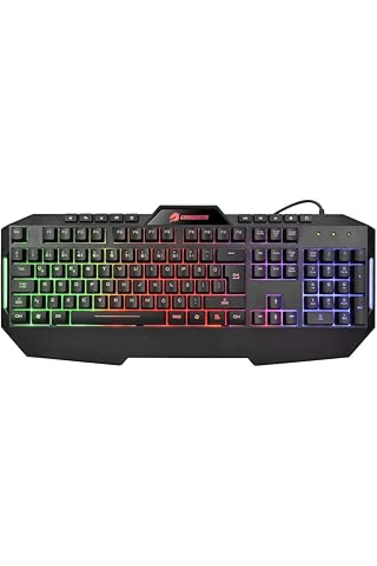 NZM TİCARET Shadesu Gamebooster, G59K "Frontier",Rainbow Aydınlatmalı Membrane Oyun Klavyesi