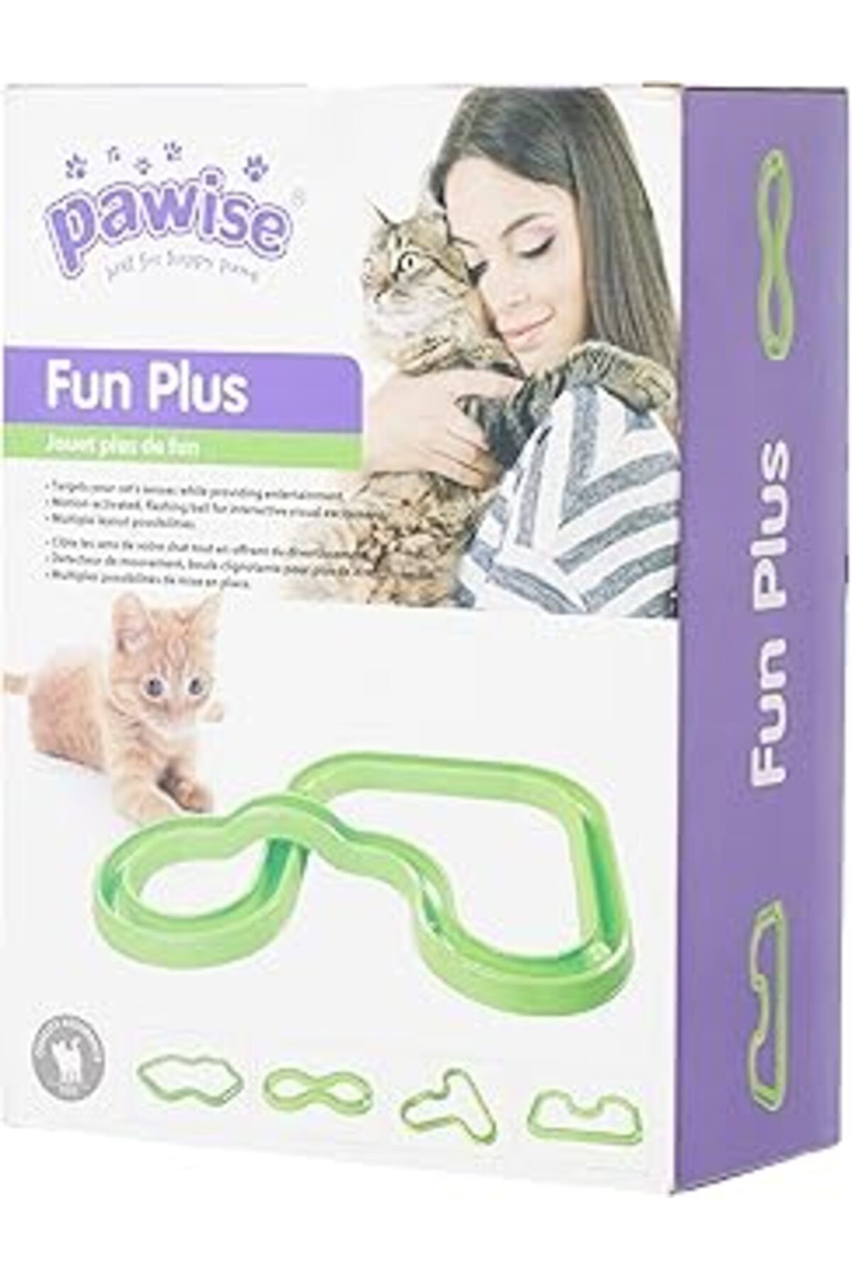 karadağsb Pawise Plastik Parkur Oyuncak Fun Plus Cat Toy