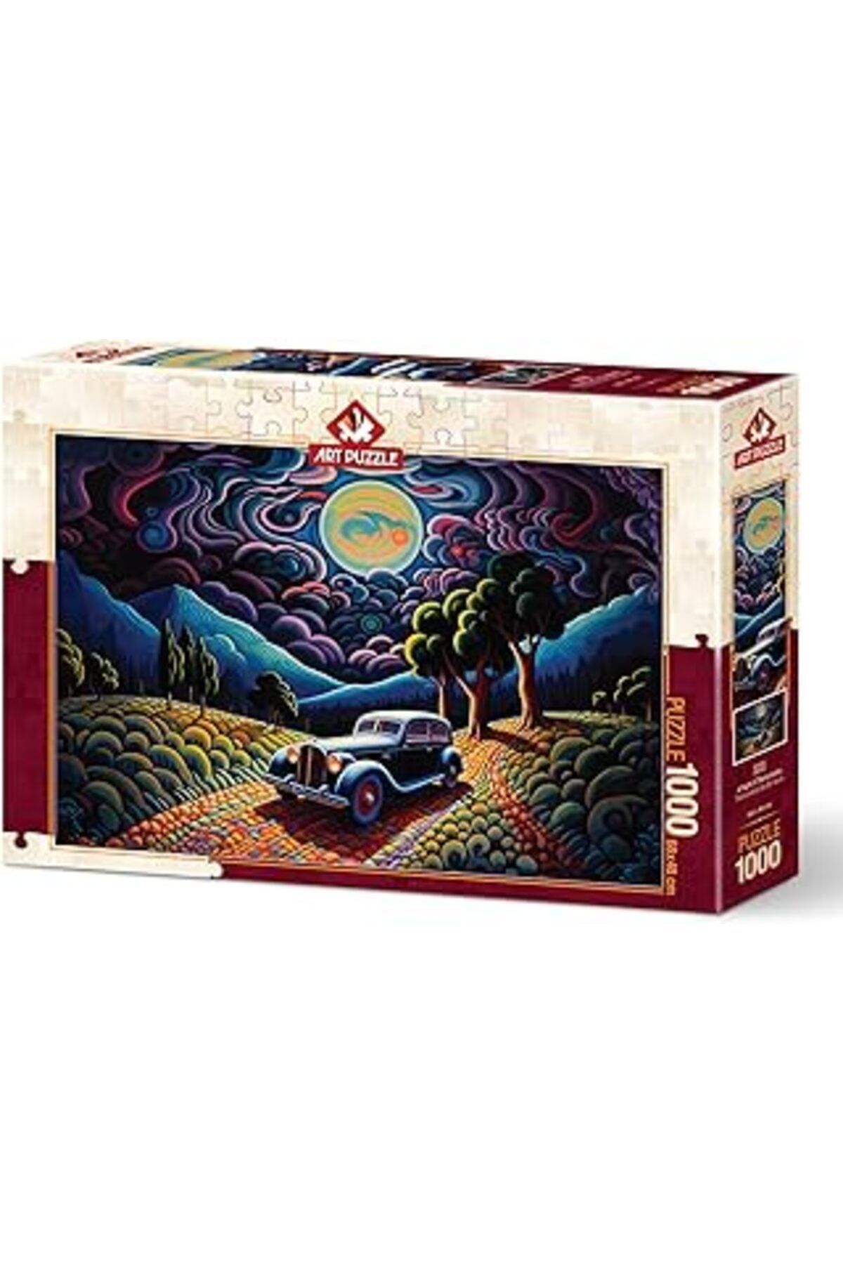 karadağsb Art Puzzle Transilvanya'Da Bir Gece 1000 Parça Puzzle