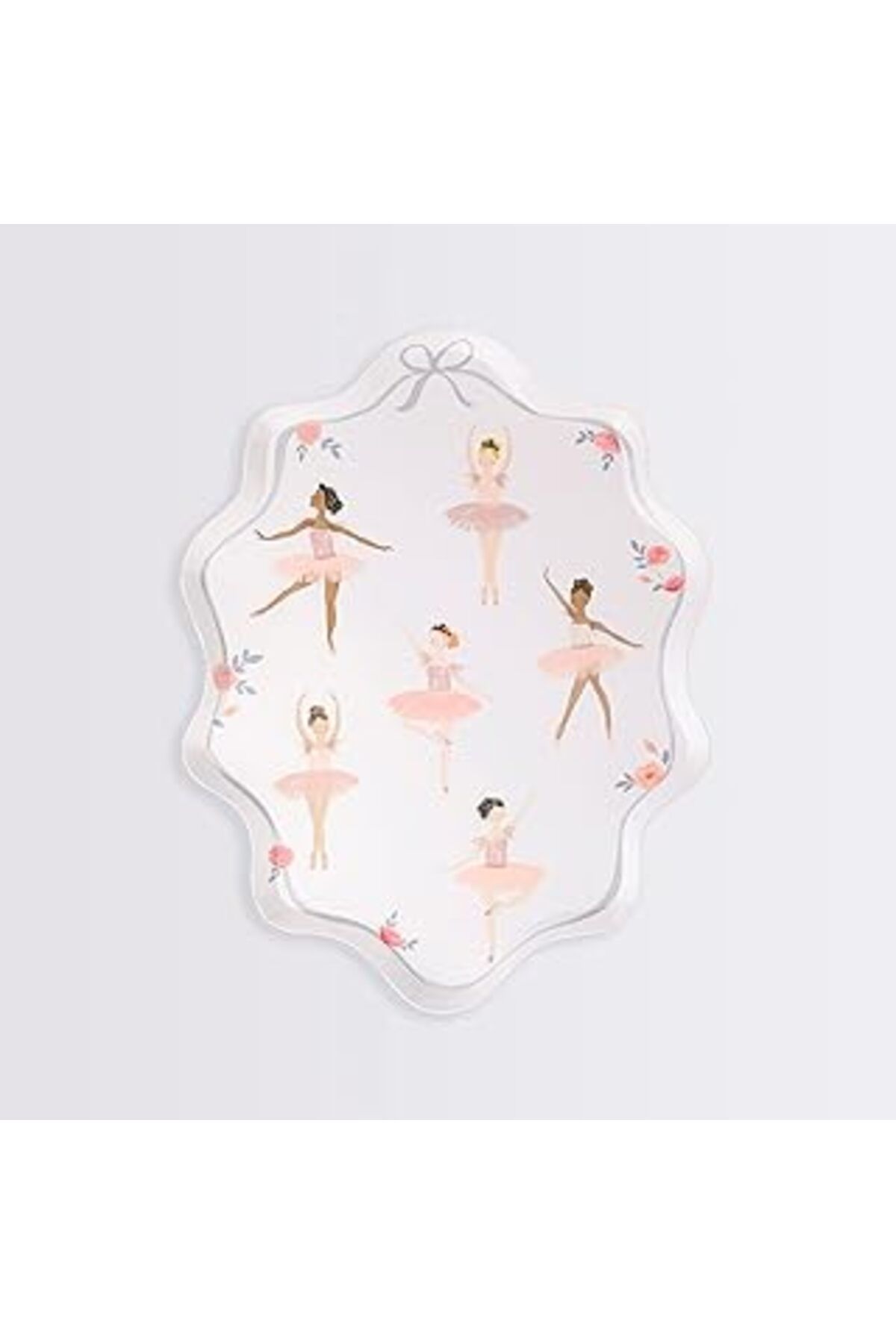 karadağsb Meri Meri Ballerina Plates Balerin Tabaklar 8'Li