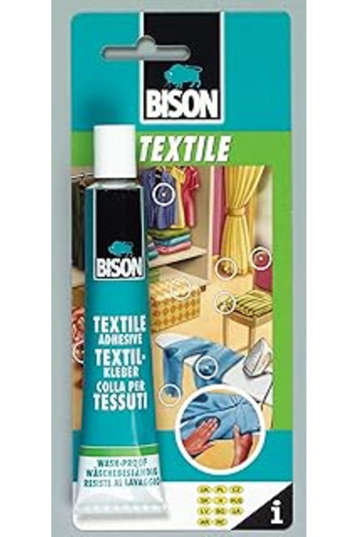 NETWORK ART Bison Tekstil Her Çeşit Kumaş Için Yırtık Ve Delik Tamirat Yapıştırıcısı, 25 Ml