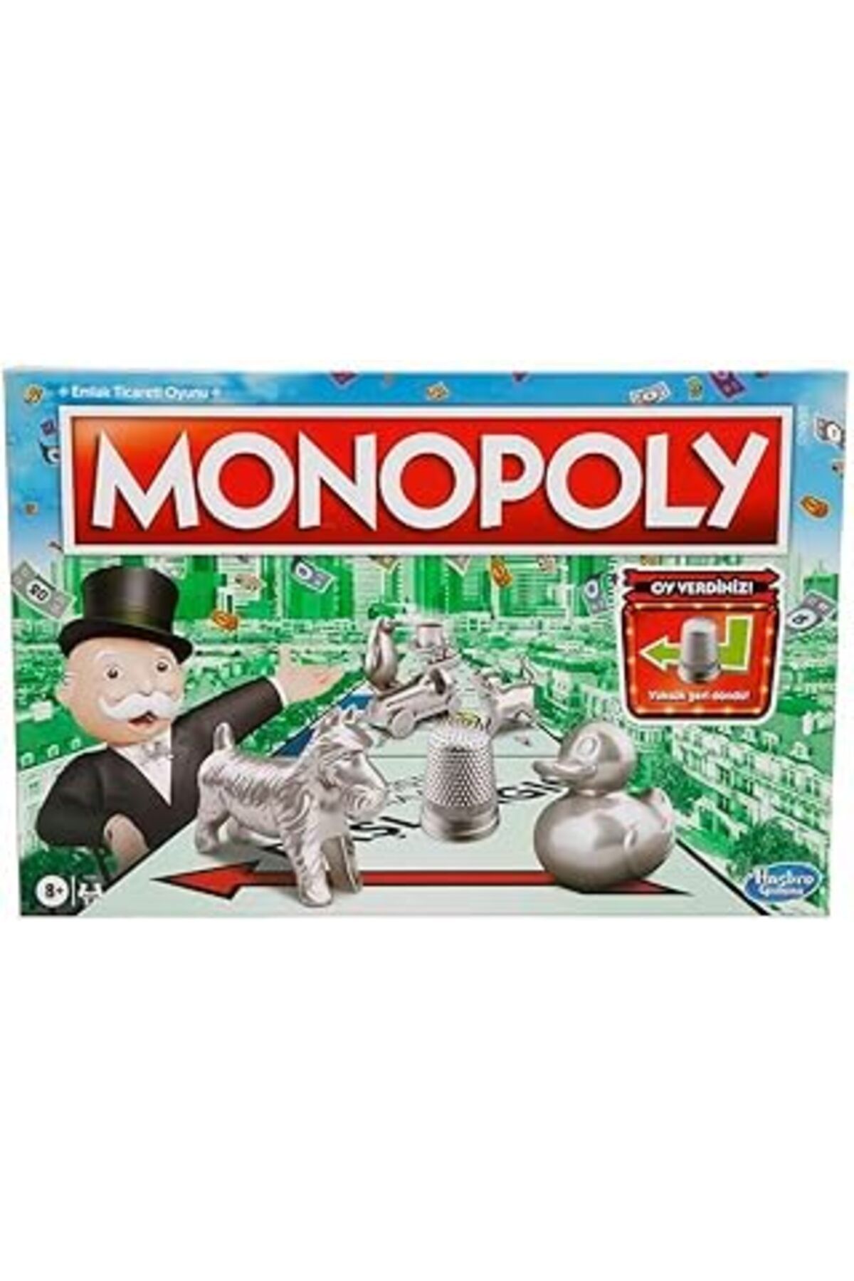 mivento Hasbro Gaming Monopoly Kutu Oyunu, 8+ Yaş