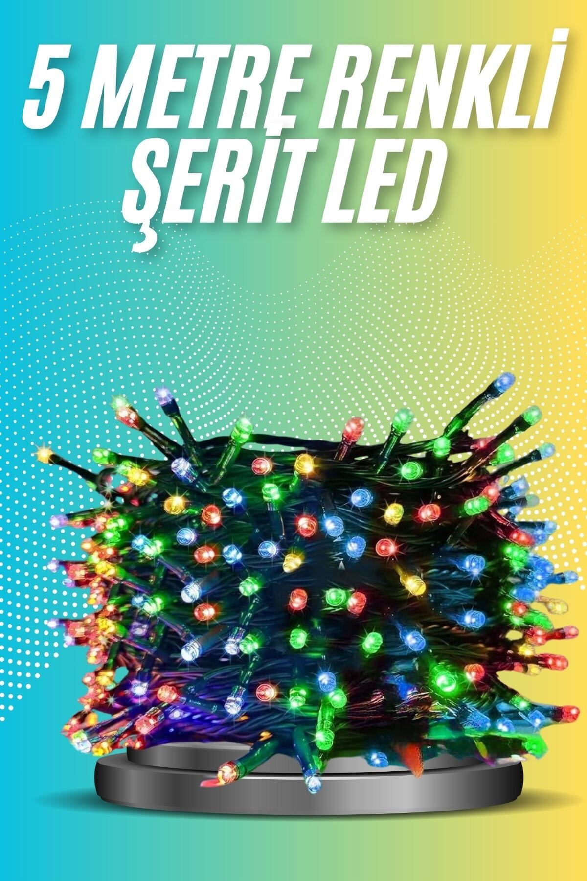 ASTRALTECH 5 Metre Renkli Led Işık Her Ortama Uygun Dekoratif Aydınlatma