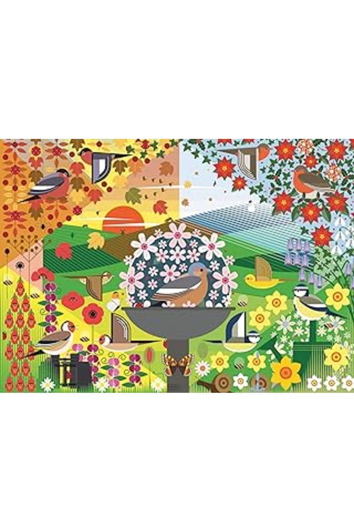 karadağsb Ravensburger 1000P Puz Kuşlar Yapboz