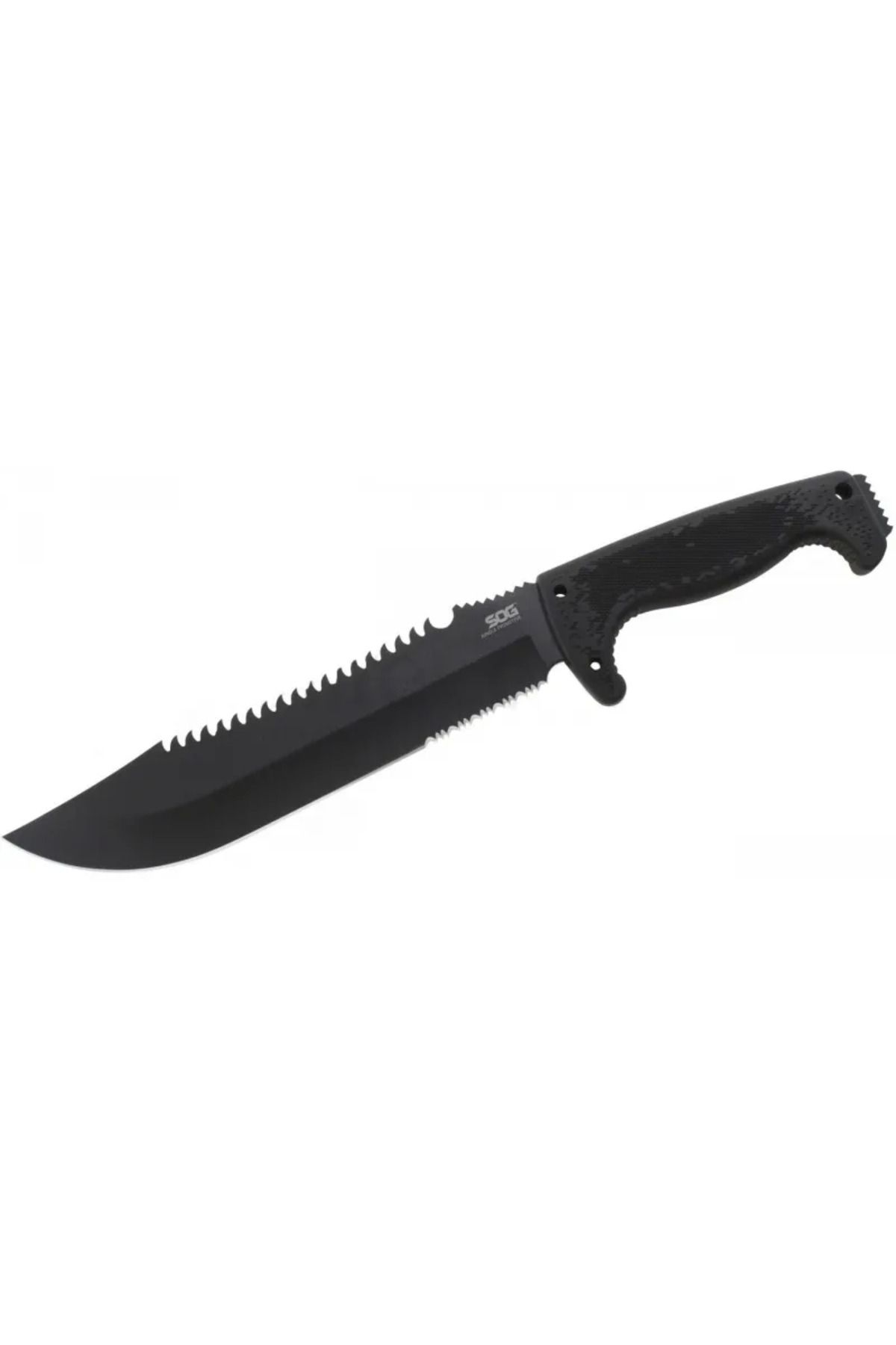YNT İthalat F03t Kamp Tırtıklı Testereli Outdoor Pala / Bıçak 39 Cm - Kauçuk Saplı