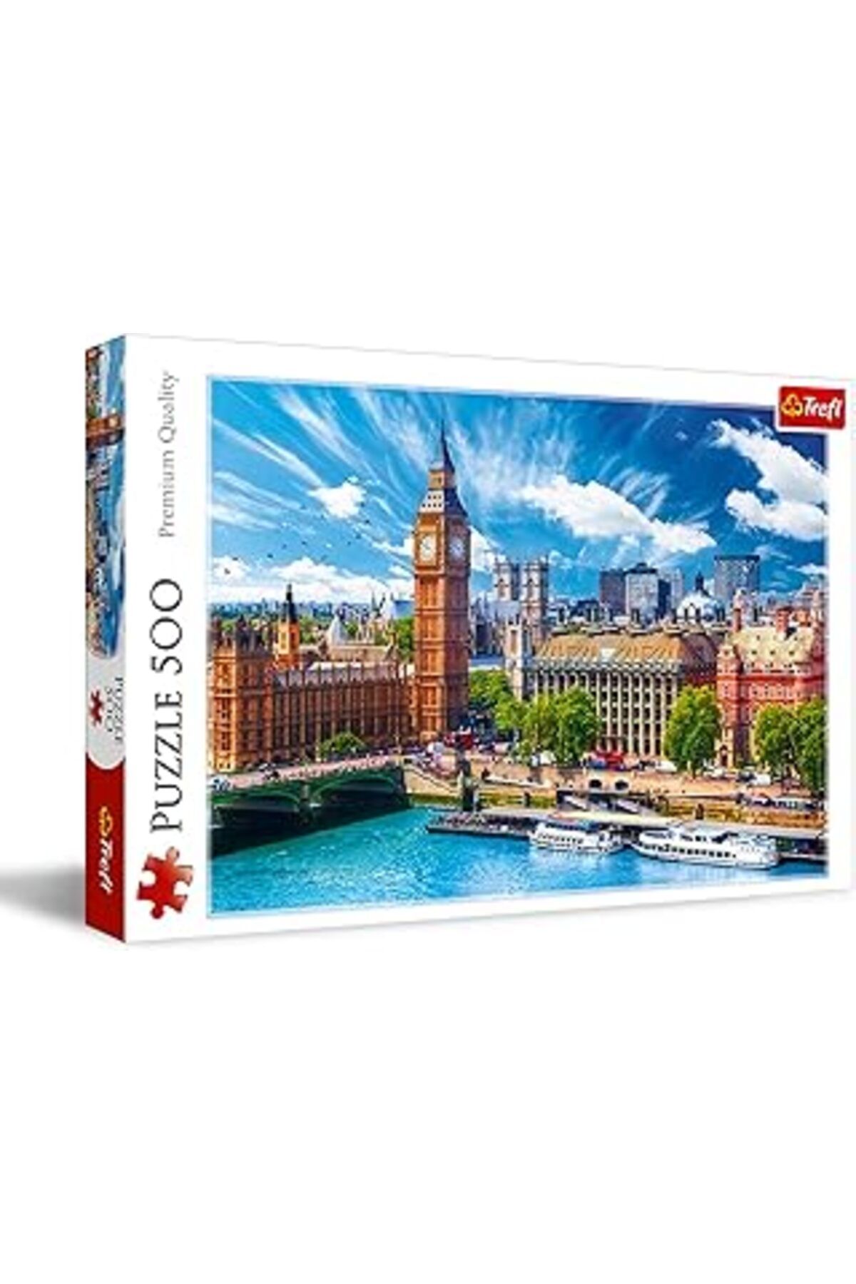 karadağsb Trefl 916 37329 Ea 500Pcs Londra'Da Güneşli Bir Gün, Renkli