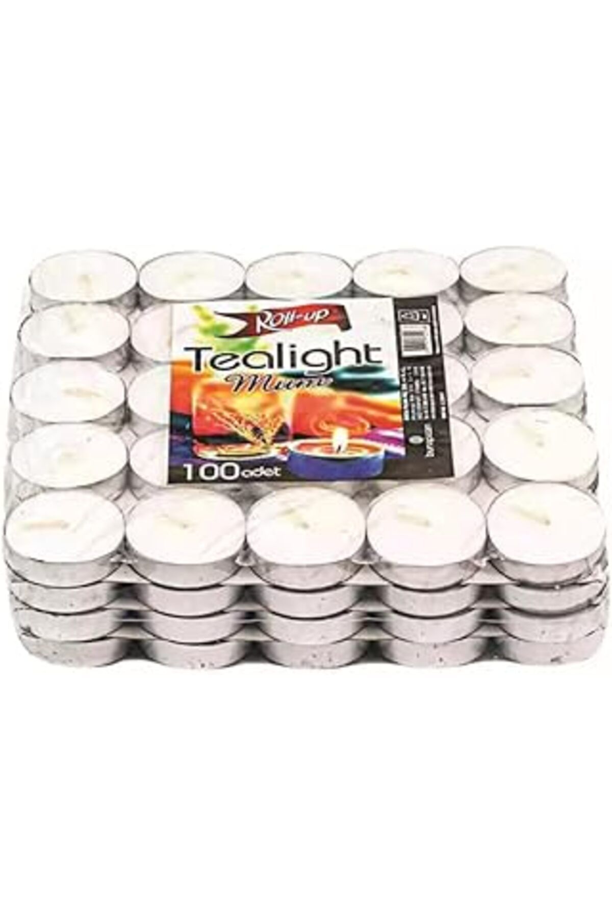 NETWORK ART Tealight Beyaz Mum 100 Adet
