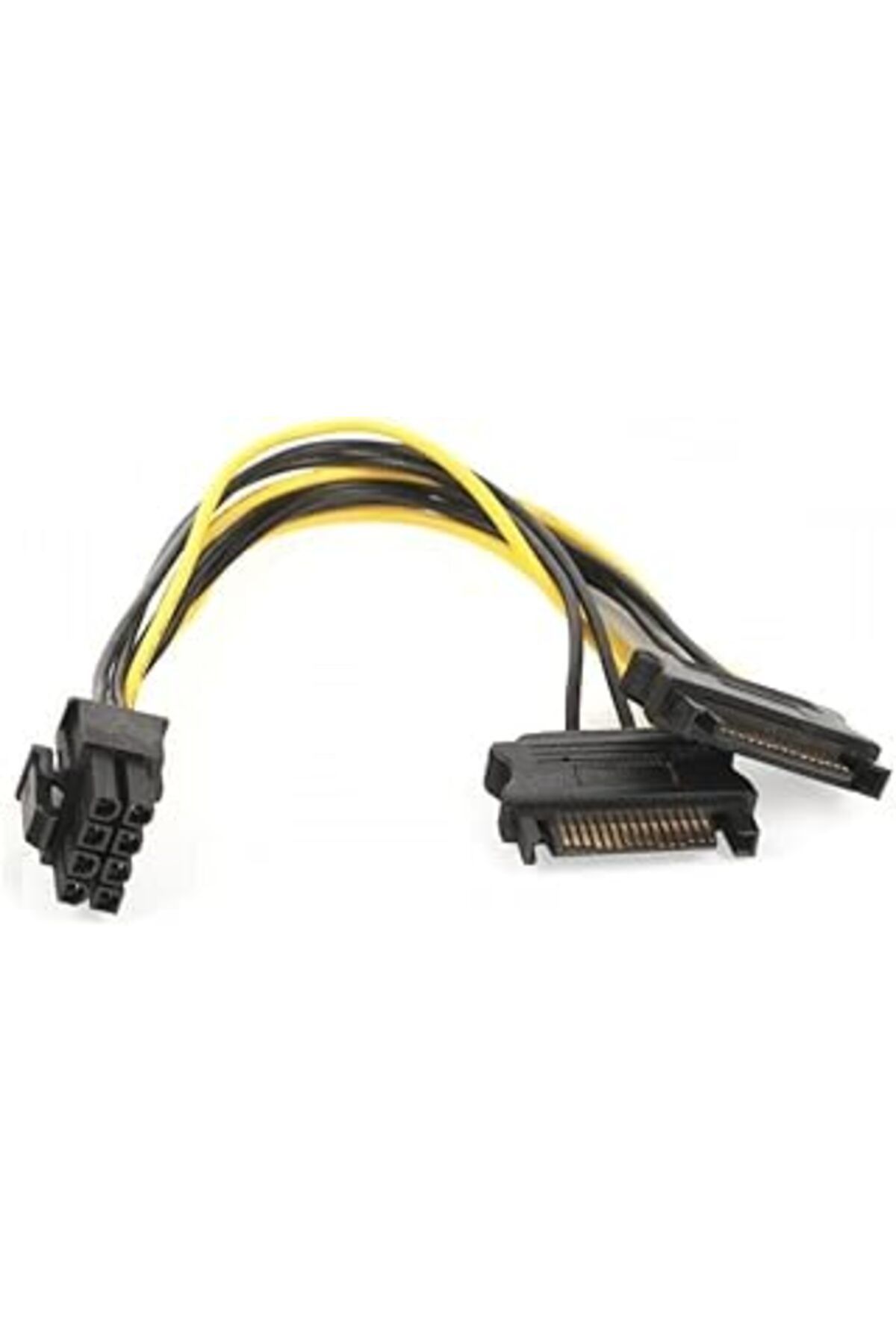 Pazarcan Dark 2 X Sata - 6+2 Pin Pci-E Dönüştürücü Kablo (Dk-Cb-P203)
