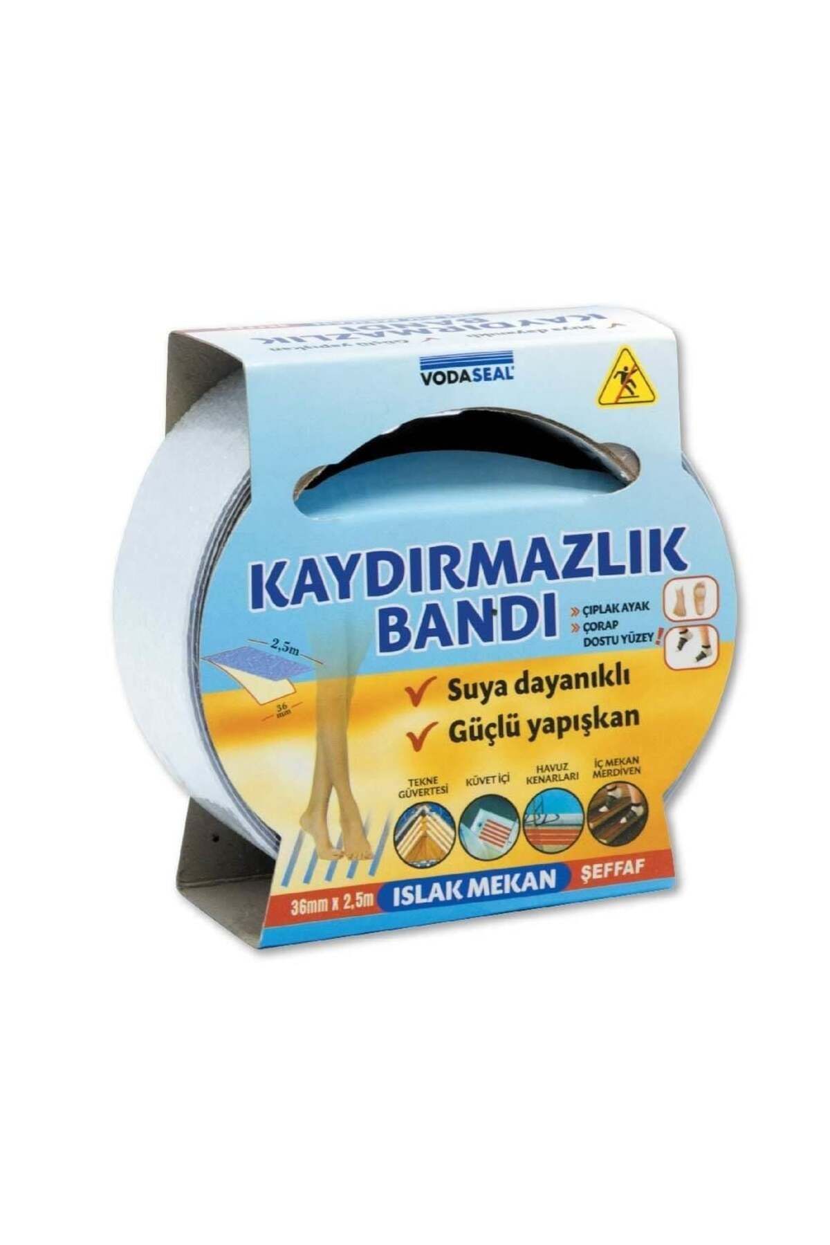 BilfolD Islak Mekan Kaydırmazlık Bandı 36 mm 2,5 Metre
